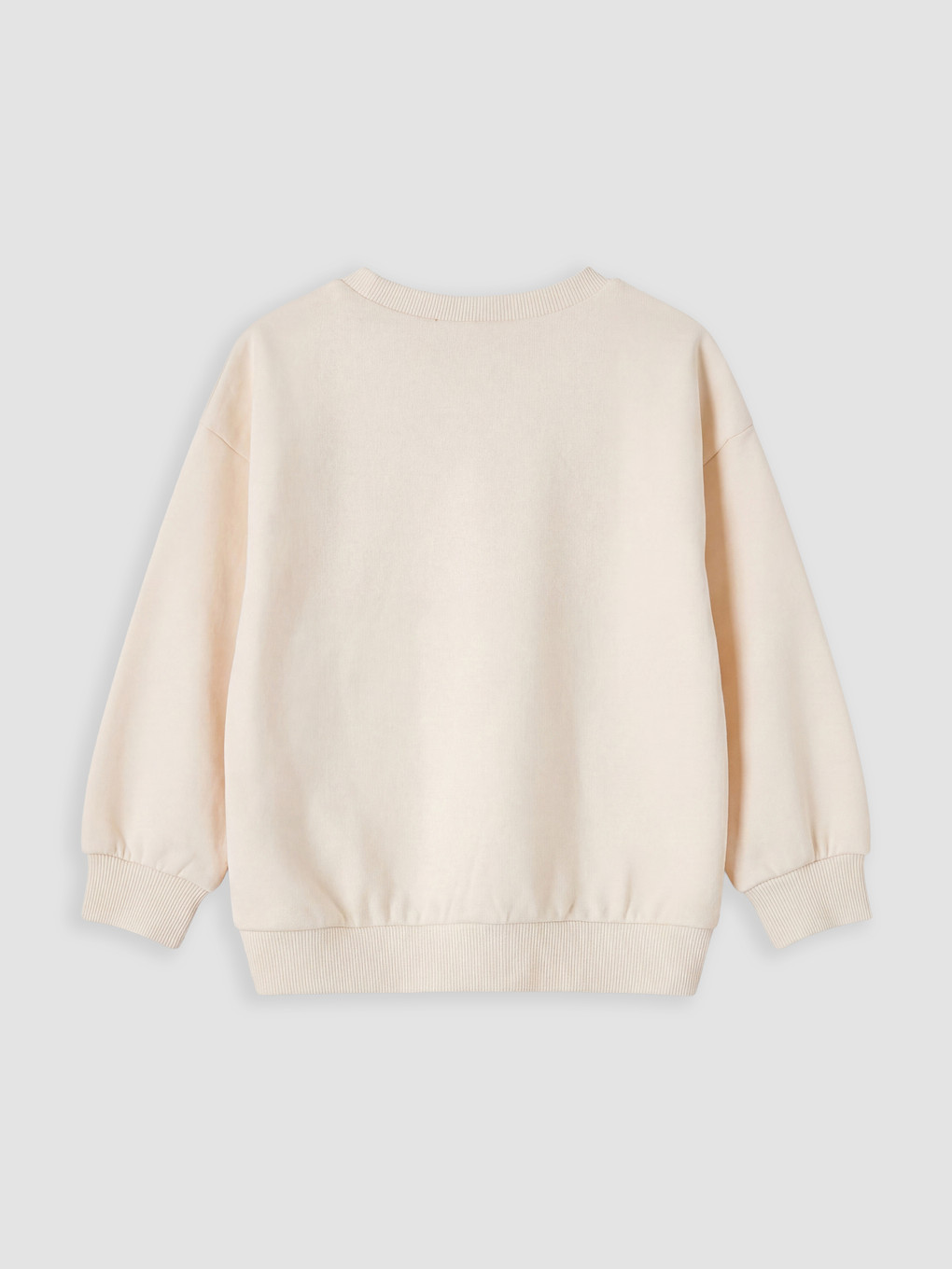 Pembe Çiçekli Kız Çocuk Sweatshirt-1