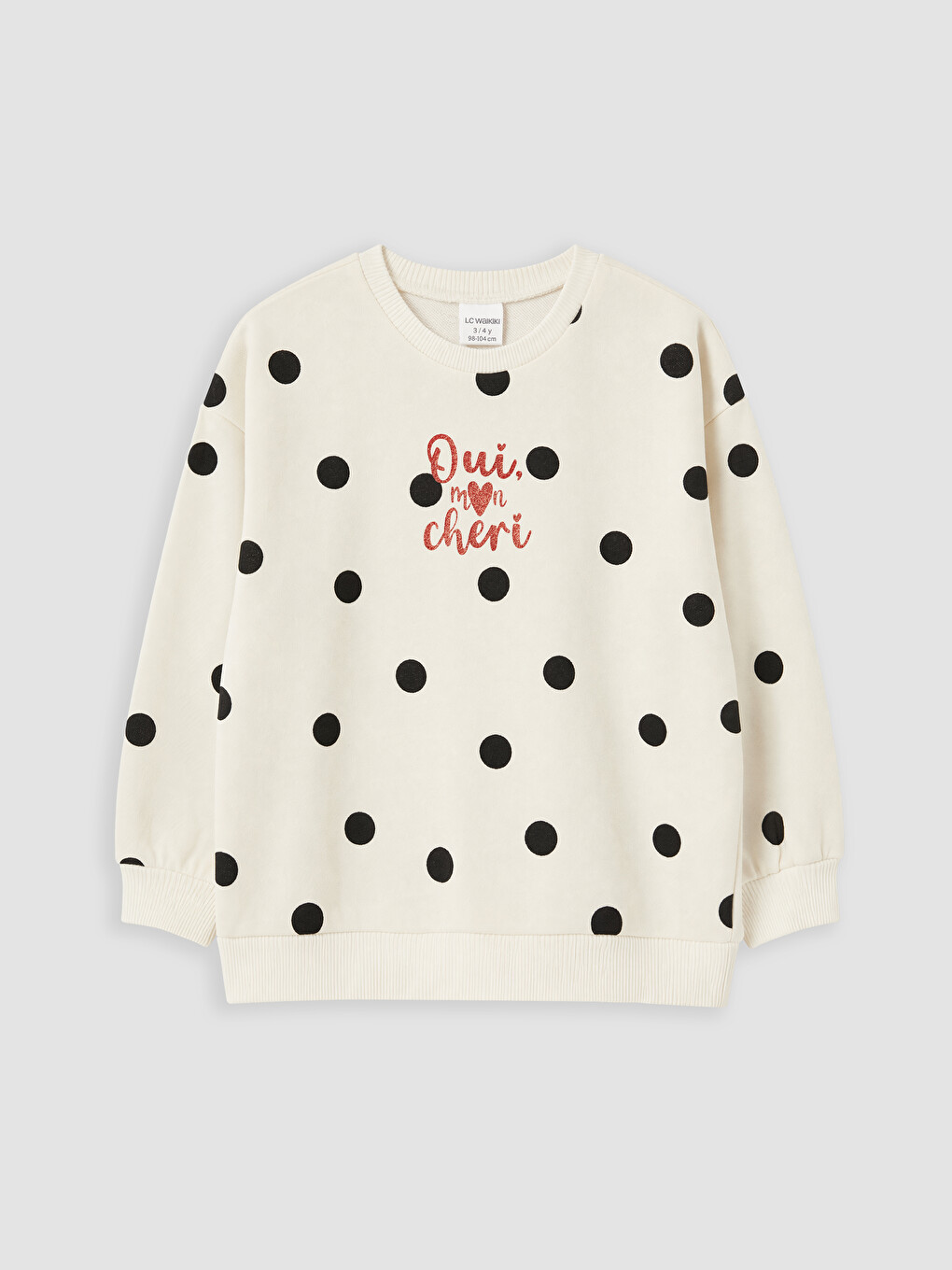 Baskılı Kız Çocuk Kalın Sweatshirt 2'li-4