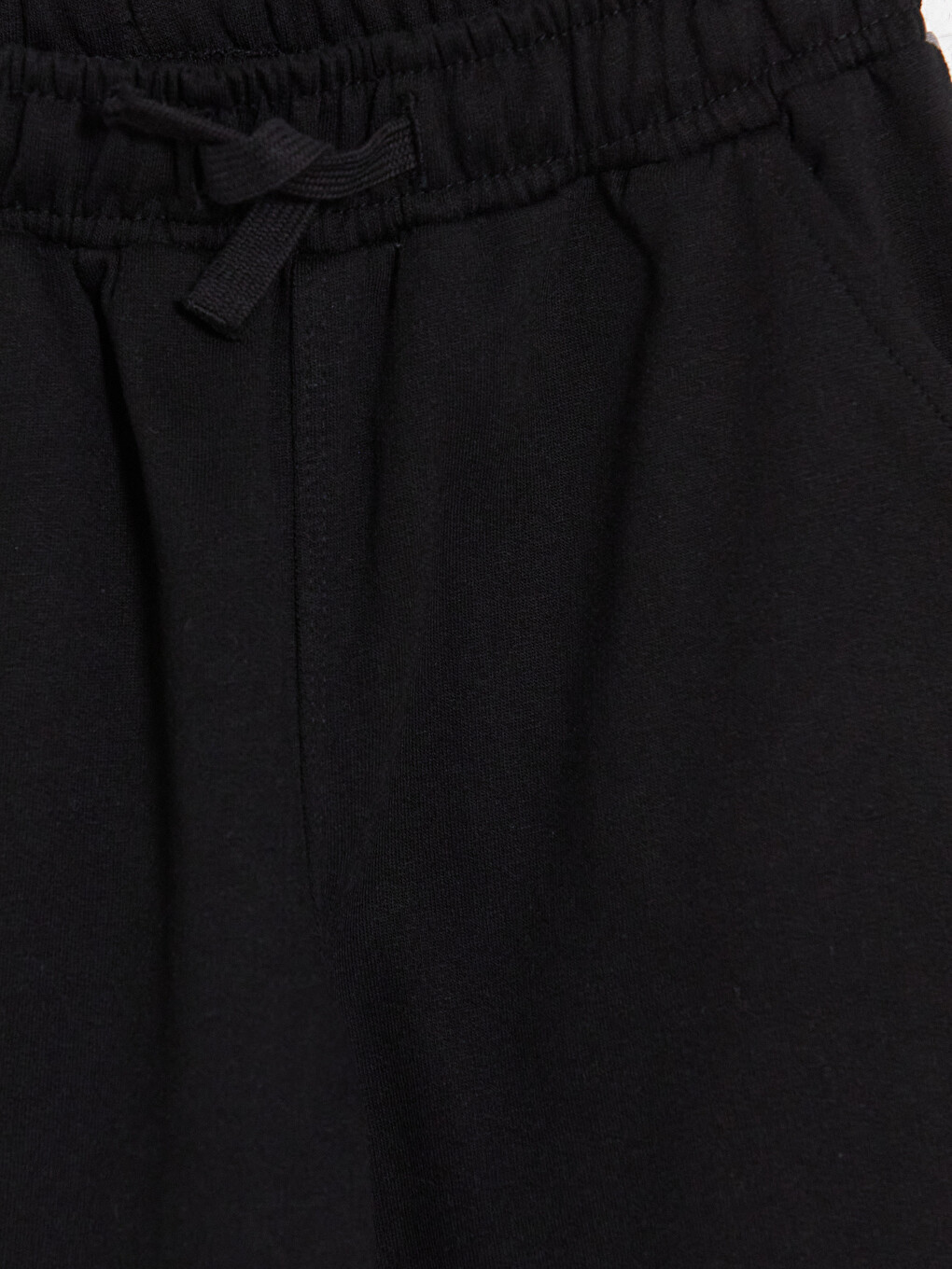 Siyah Beli Lastikli Erkek Çocuk Jogger Eşofman Altı-2