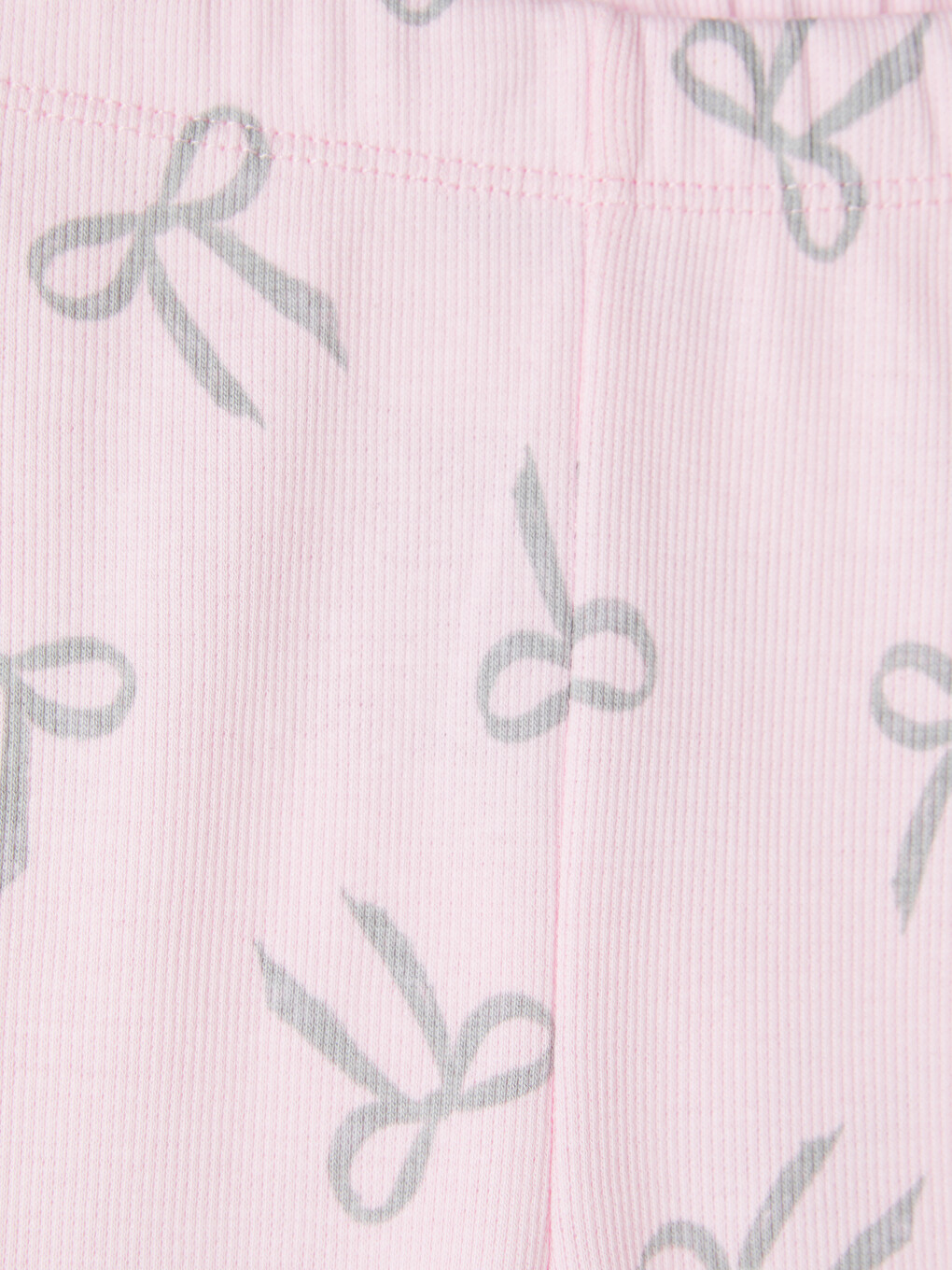 Pembe Baskılı Kız Çocuk Pijama Alt-1