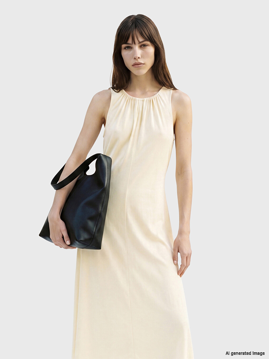 Faux Leather Women's Shoulder Bag