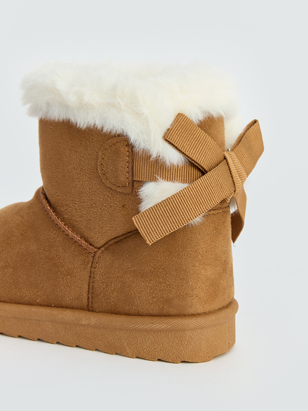Suede Look Plush Lined Girls' Boot-2