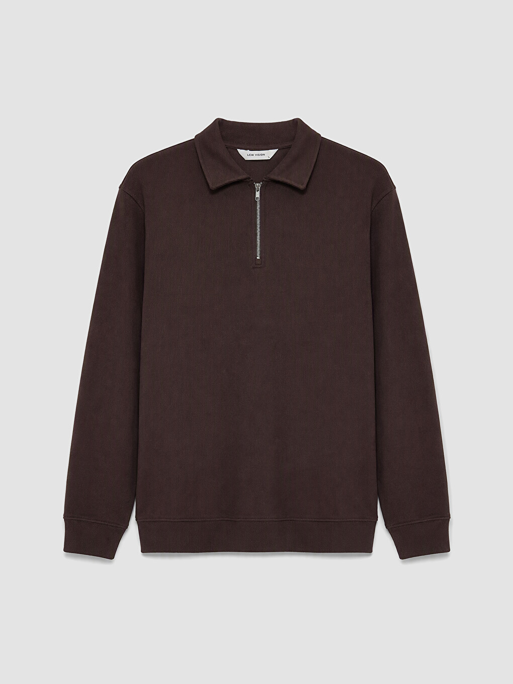 Polo Yaka Erkek Sweatshirt