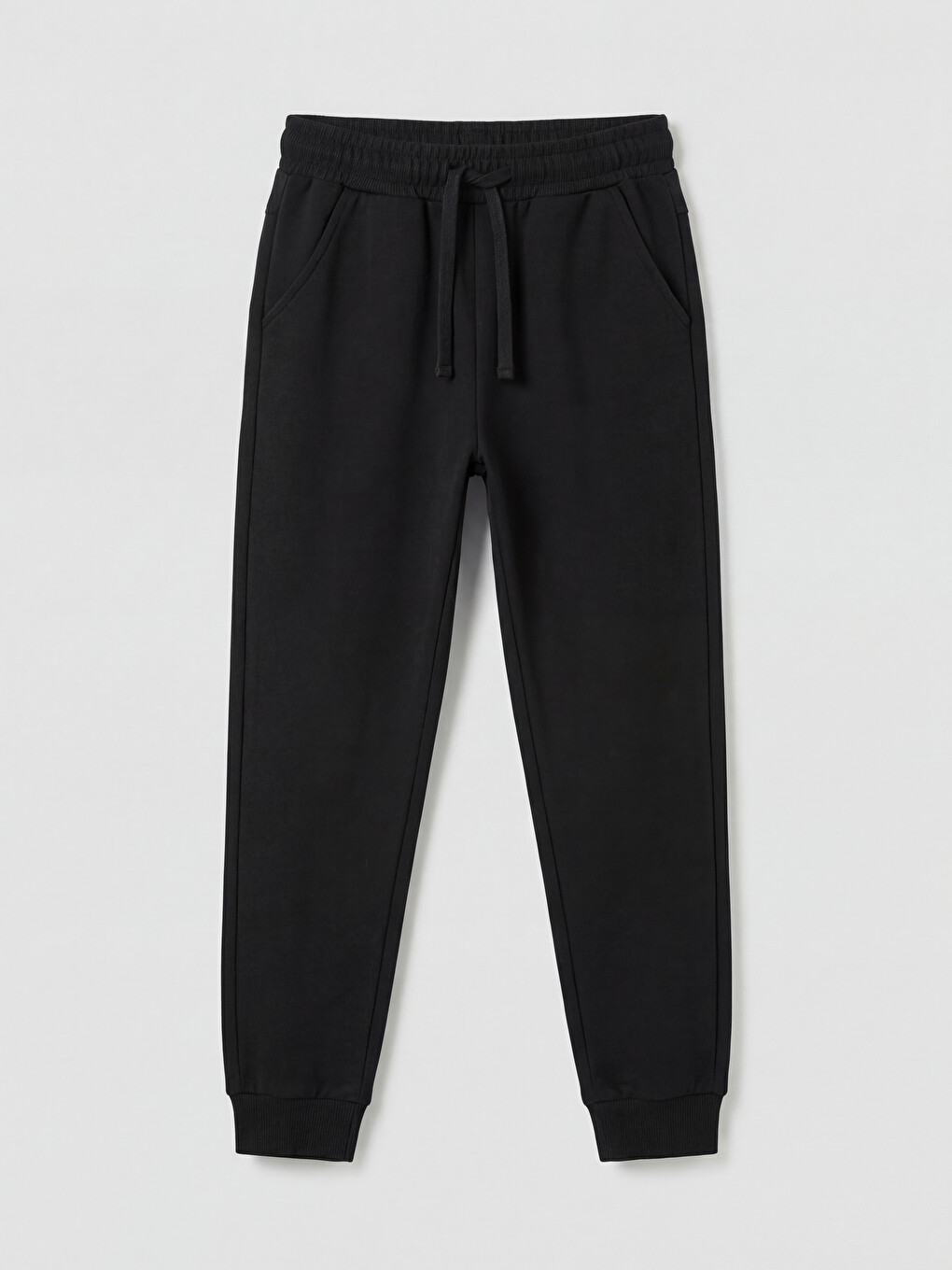 Siyah Regular Fit Erkek Çocuk Jogger Eşofman Altı