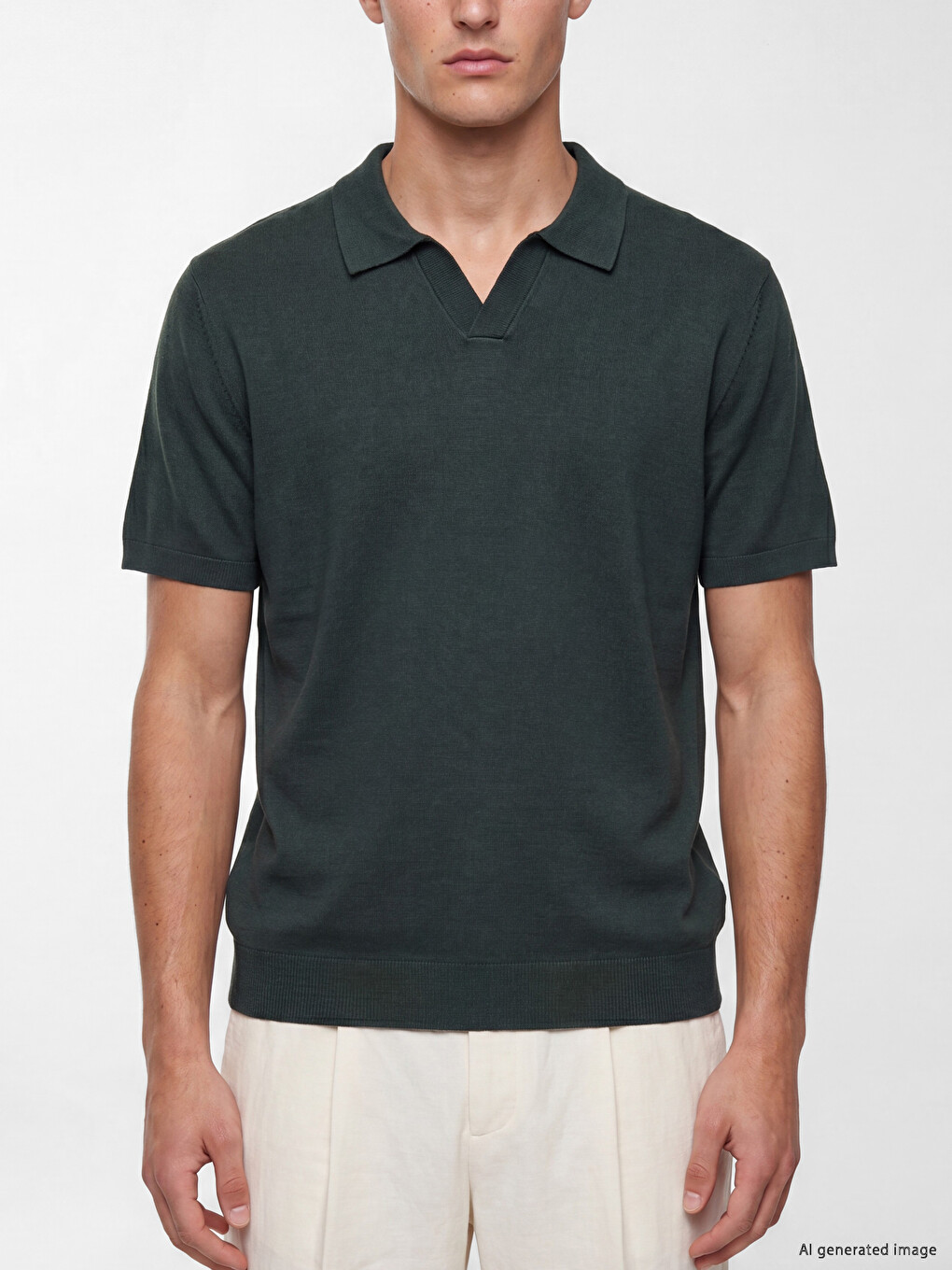 Man Green Sweater