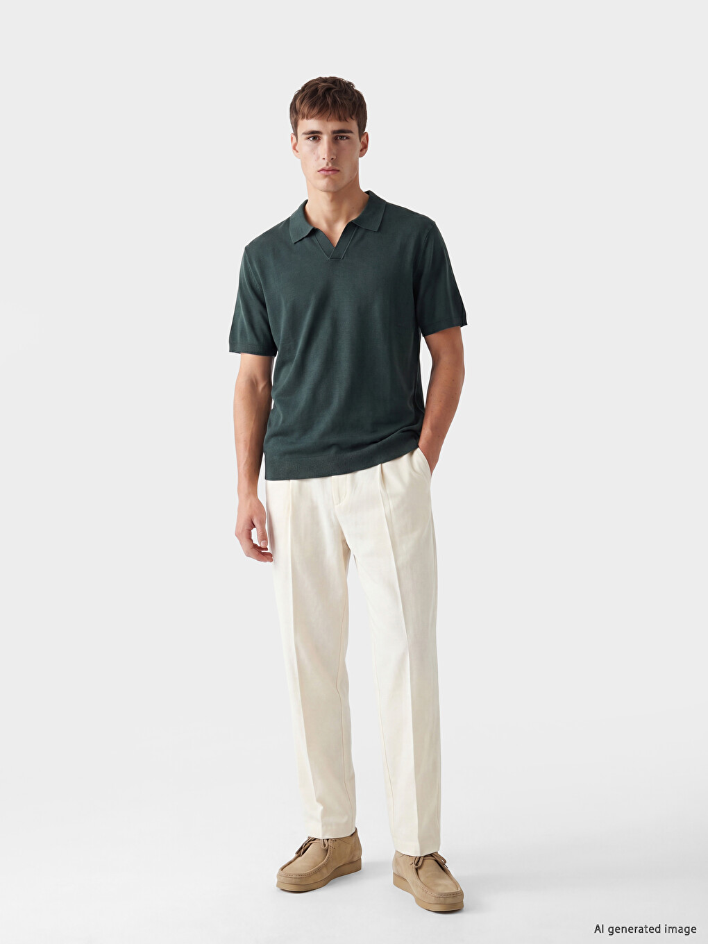 Man Green Sweater-1