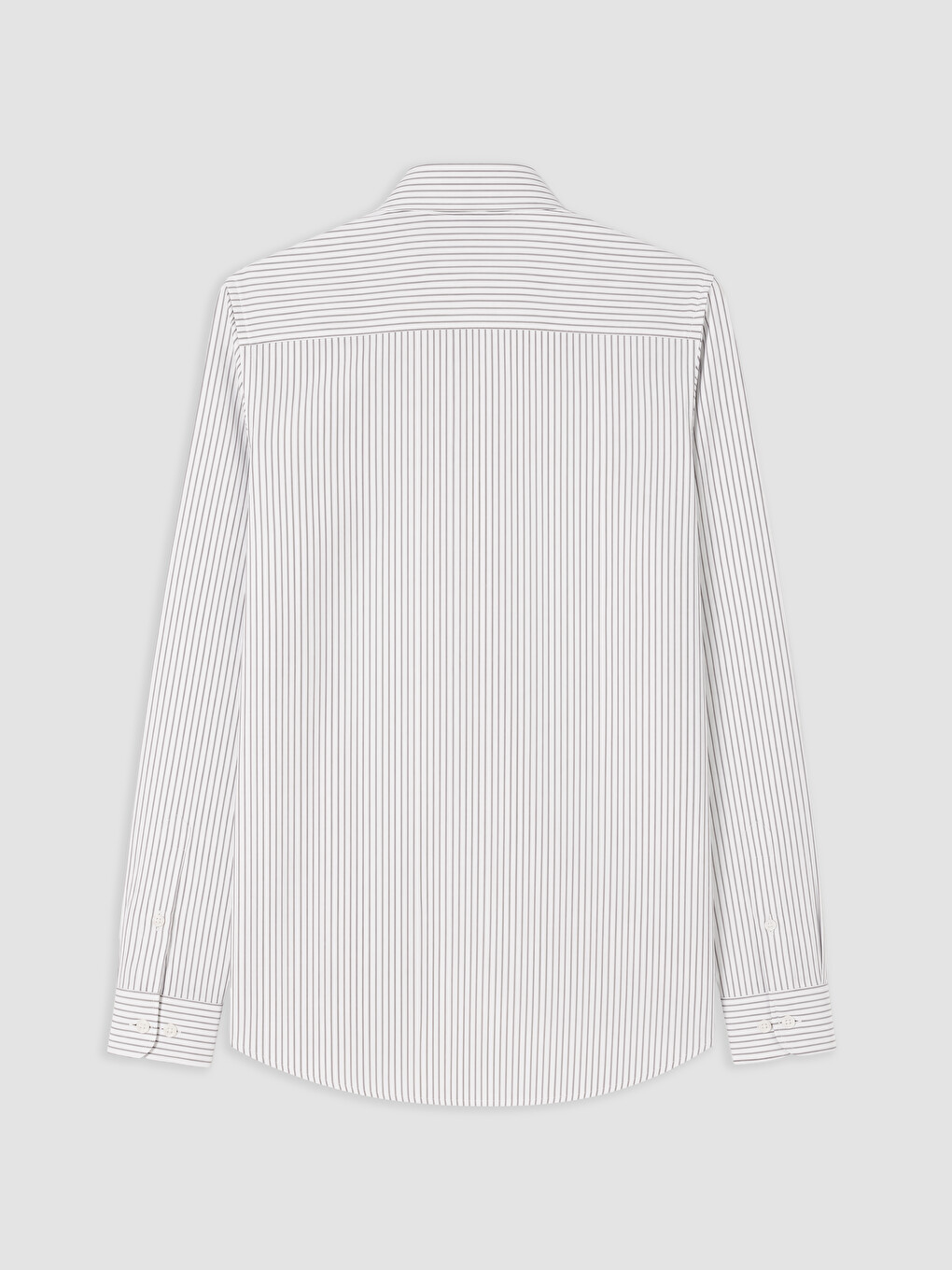 Slim Fit Striped Gabardine Men's Shirt-4