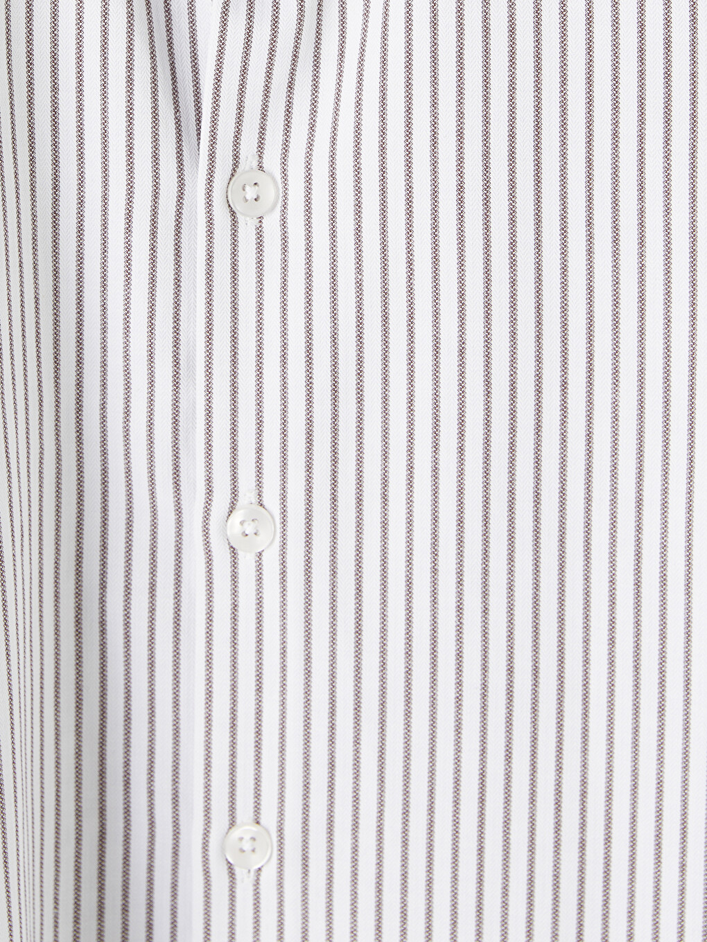 Slim Fit Striped Gabardine Men's Shirt-5