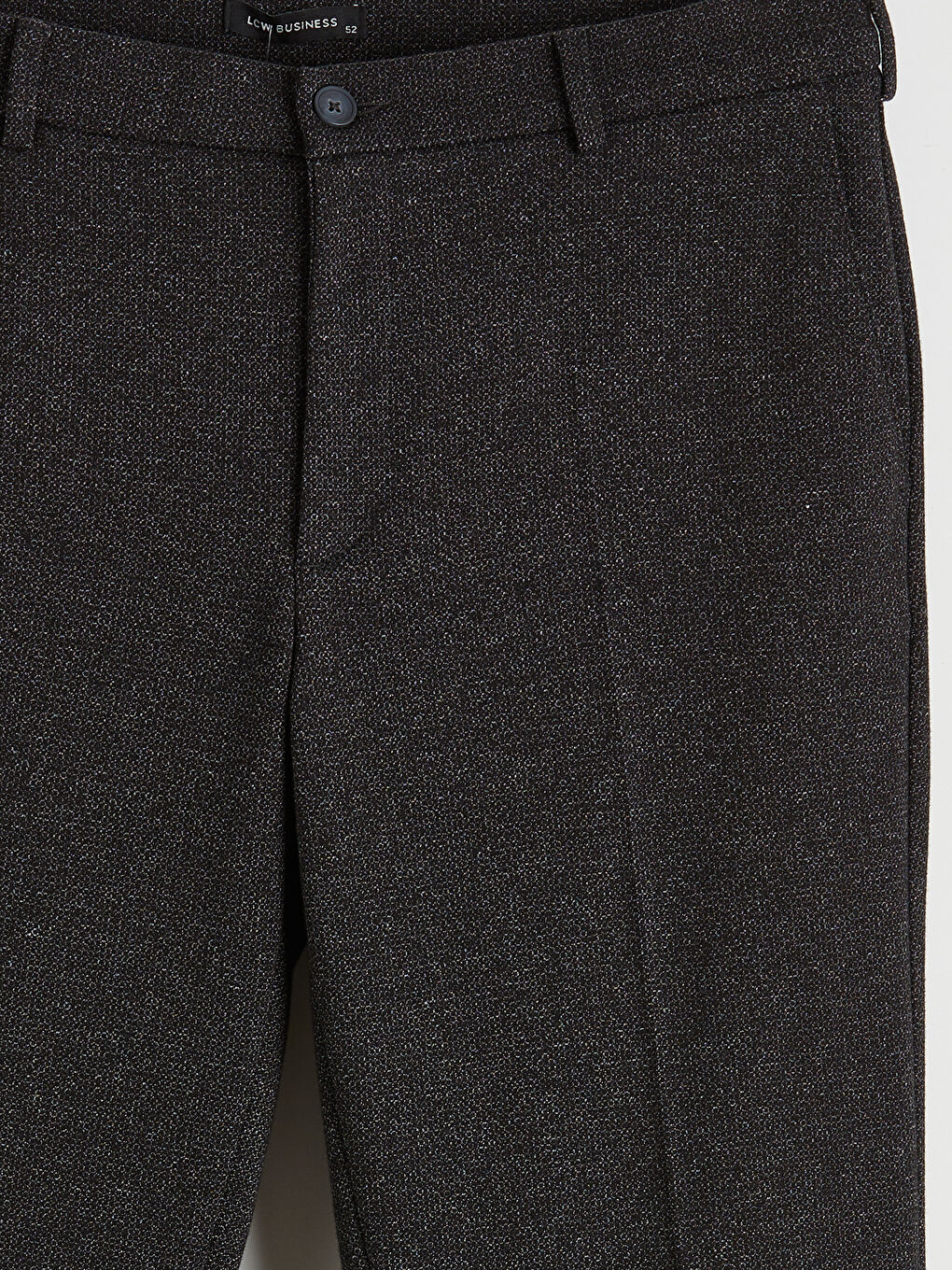 Siyah Standart Kalıp Erkek Pantolon -2