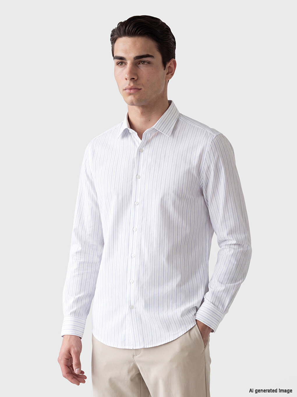 Man Blue Shirt