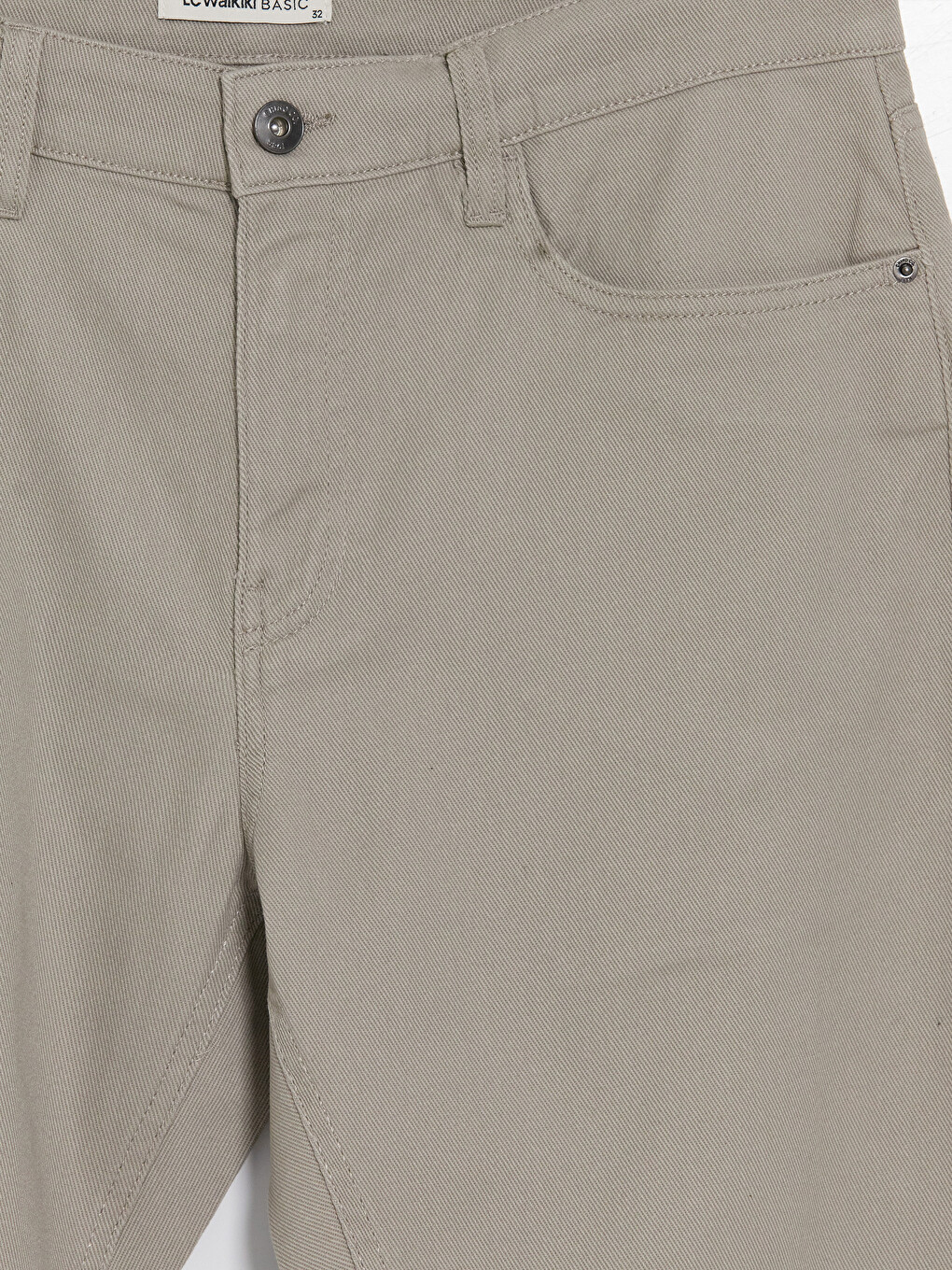 Man Beige Chino Trousers-4