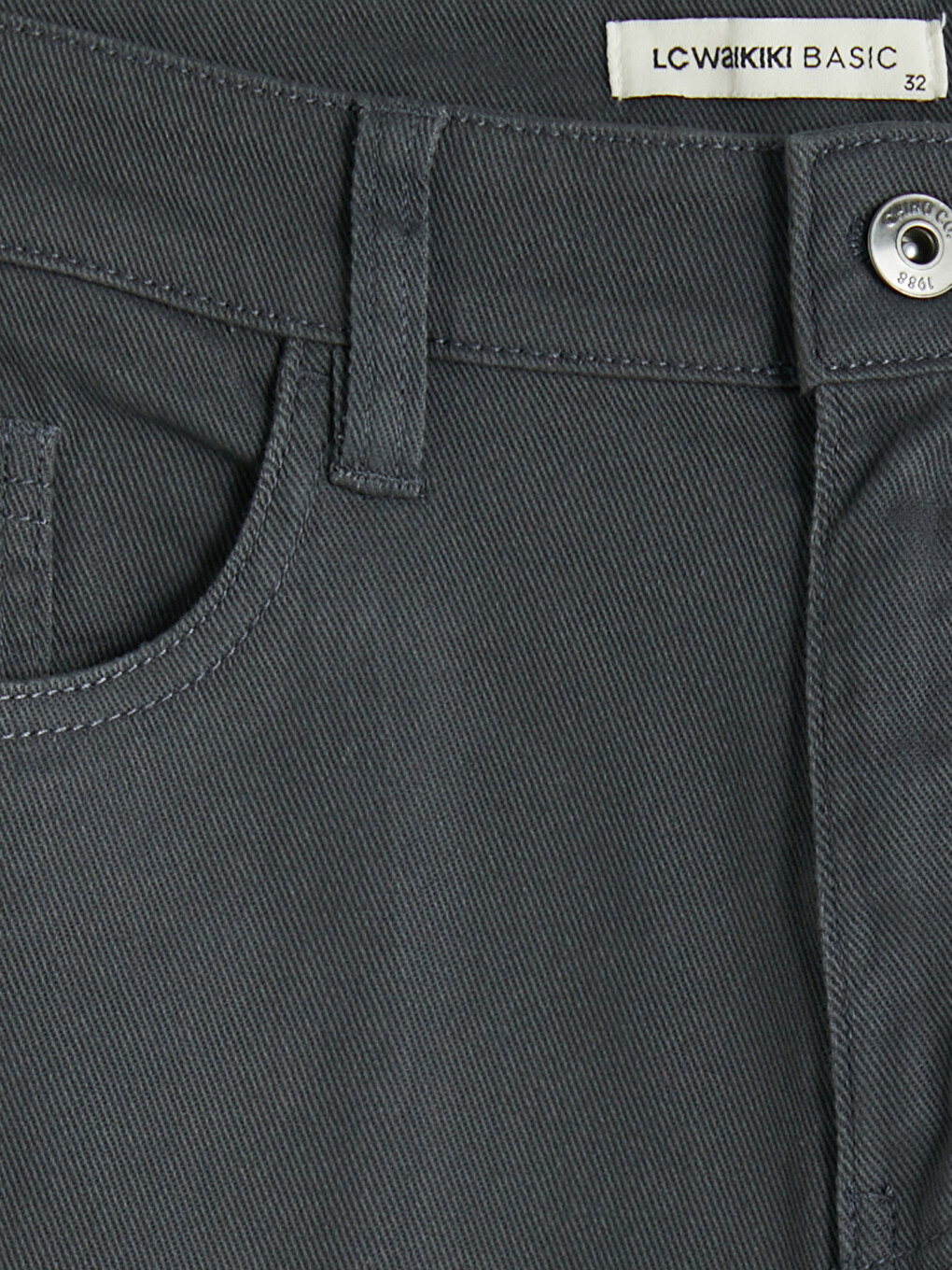 Man Anthracite Chino Trousers-5