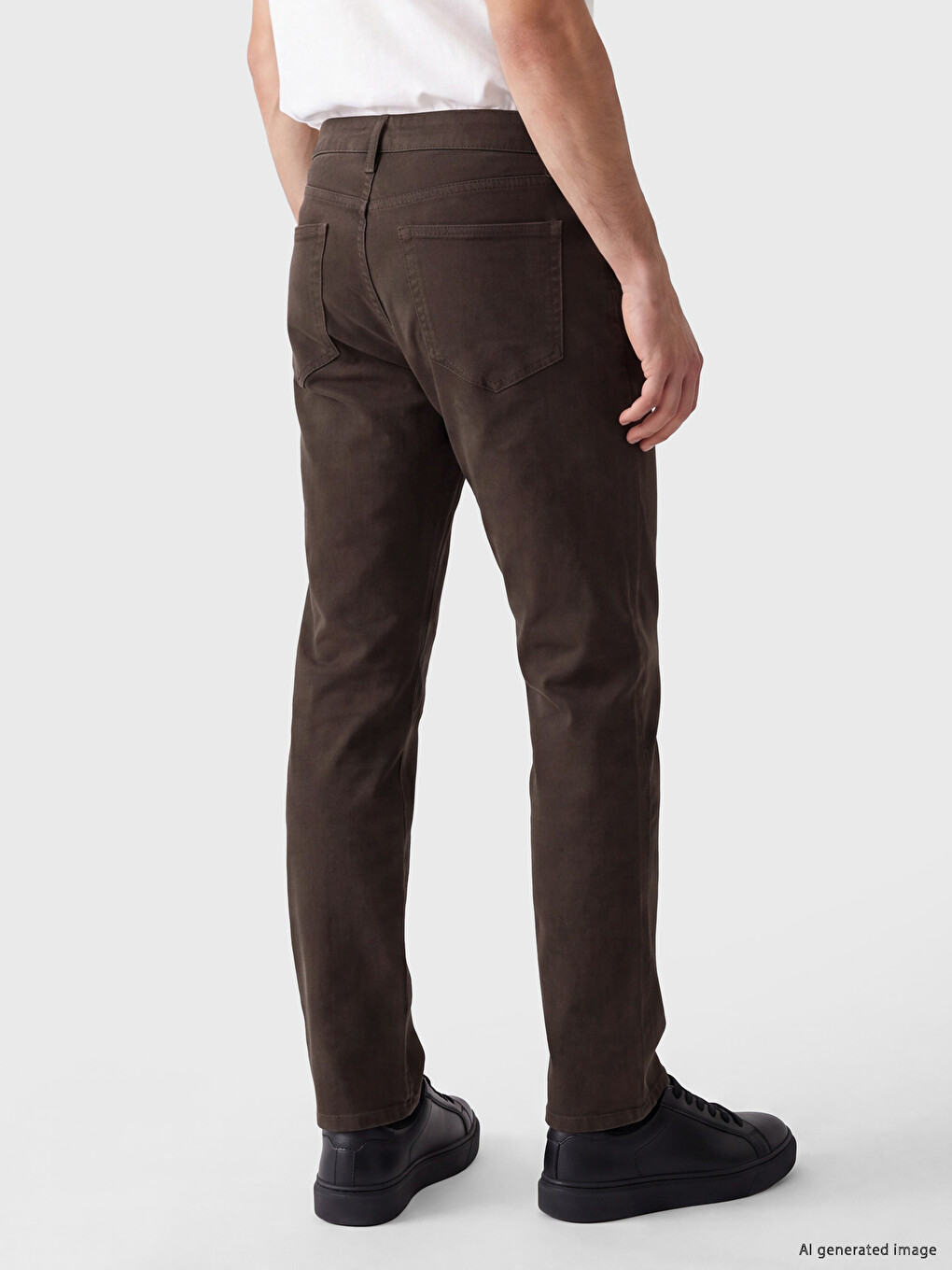 Pantaloni Chino Maro Bărbat-4