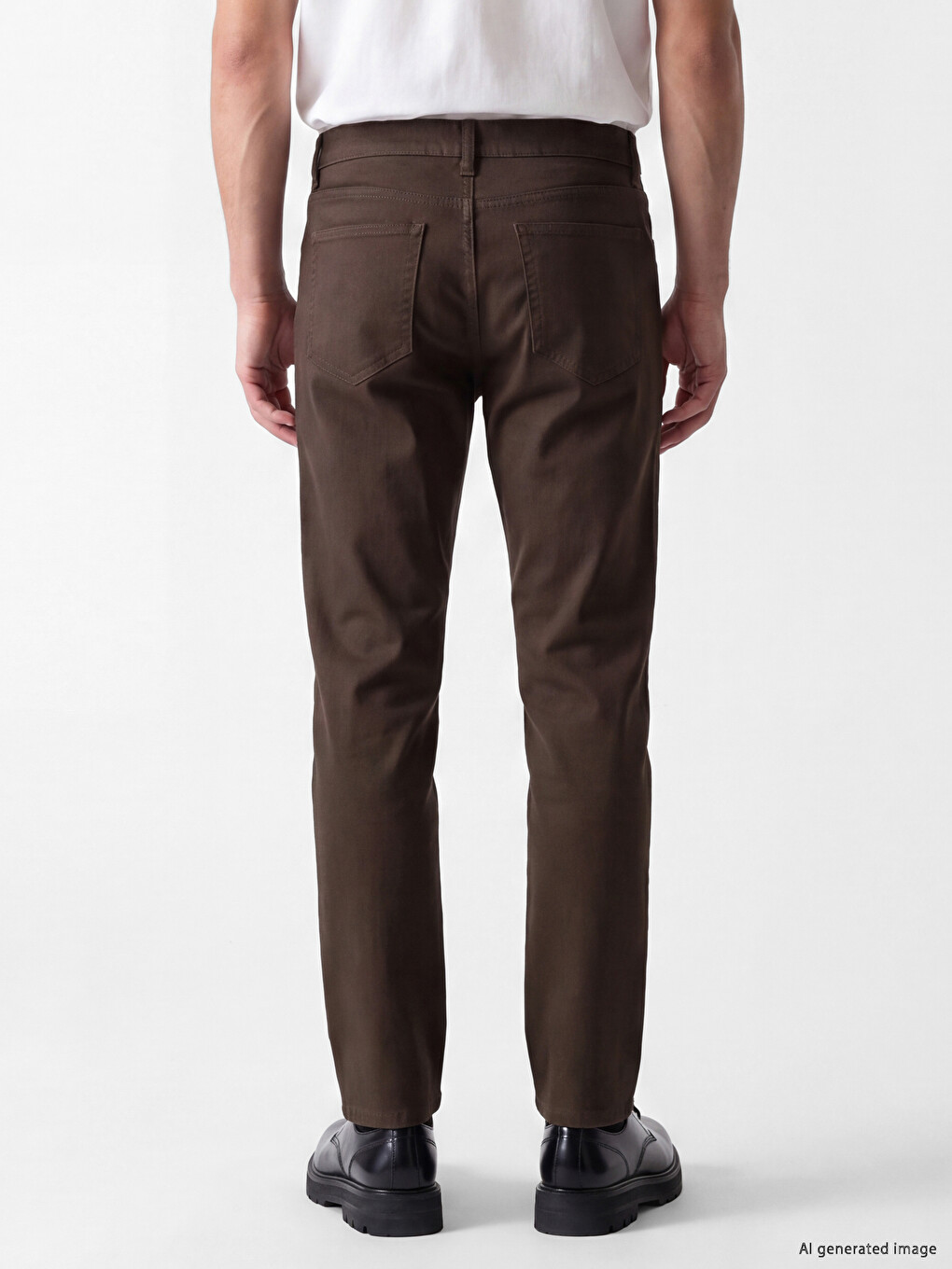 Pantaloni Chino Maro Bărbat-3