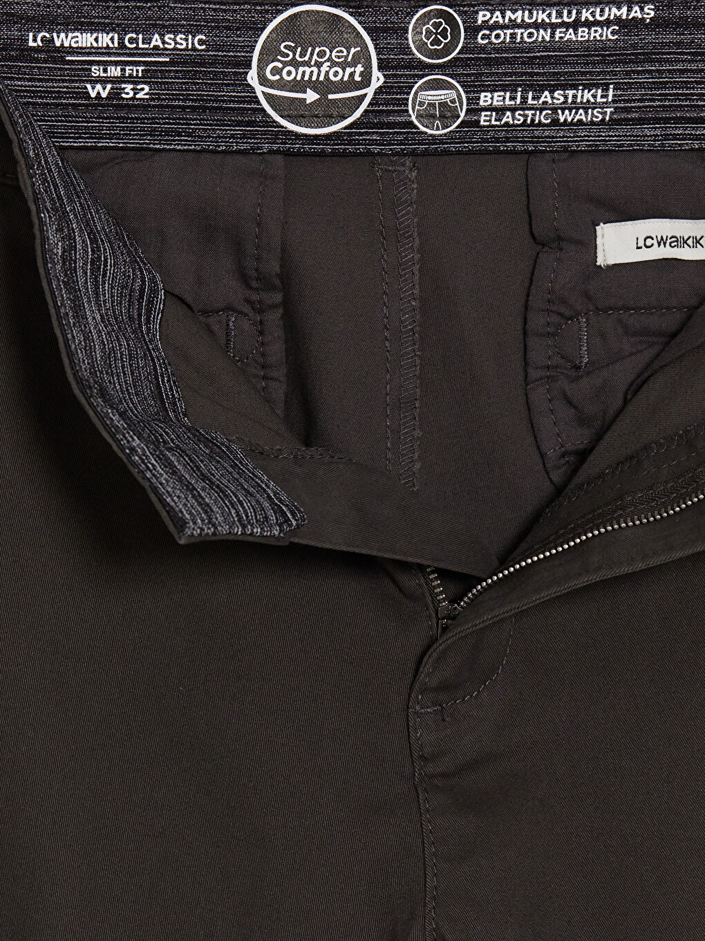Slim Fit Gabardine Men's Chino Trousers-6