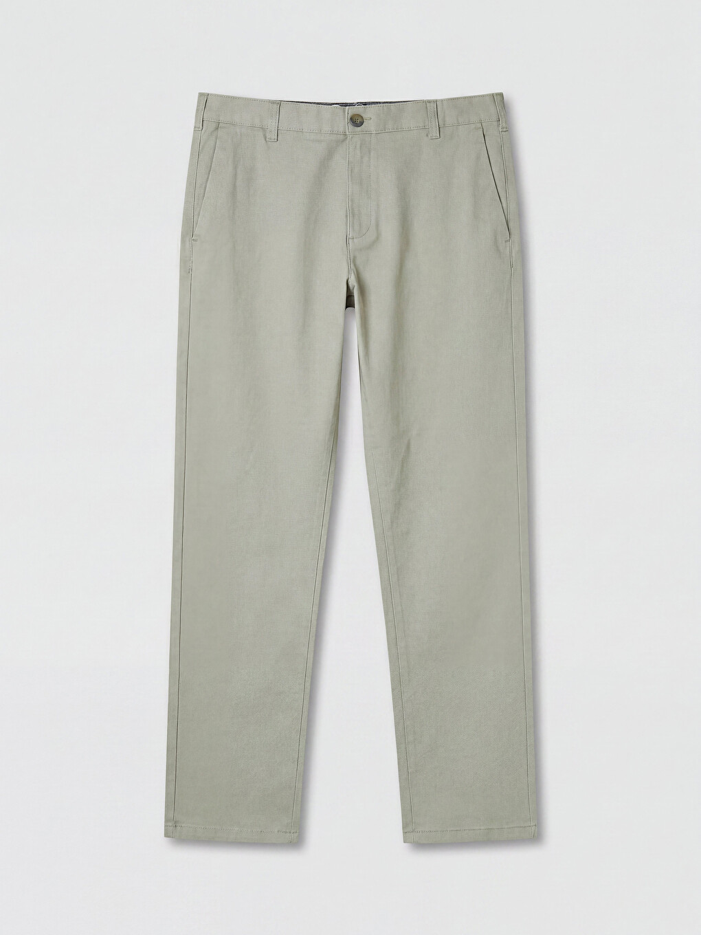 Beli İçten Lastikli Gabardin Erkek Chino Pantolon-3