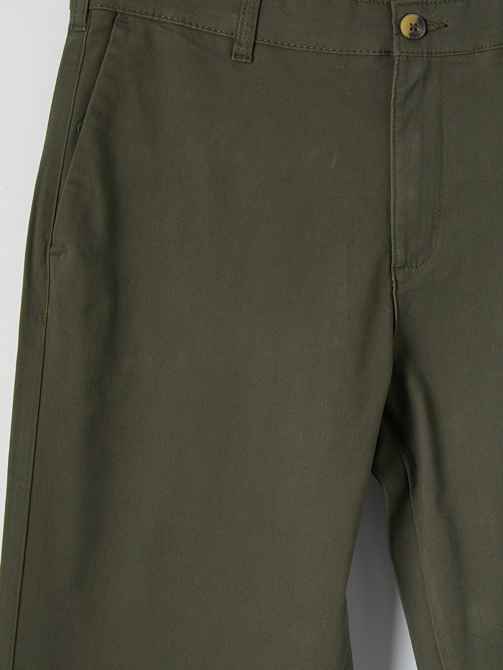 Beli İçten Lastikli Gabardin Erkek Chino Pantolon-6