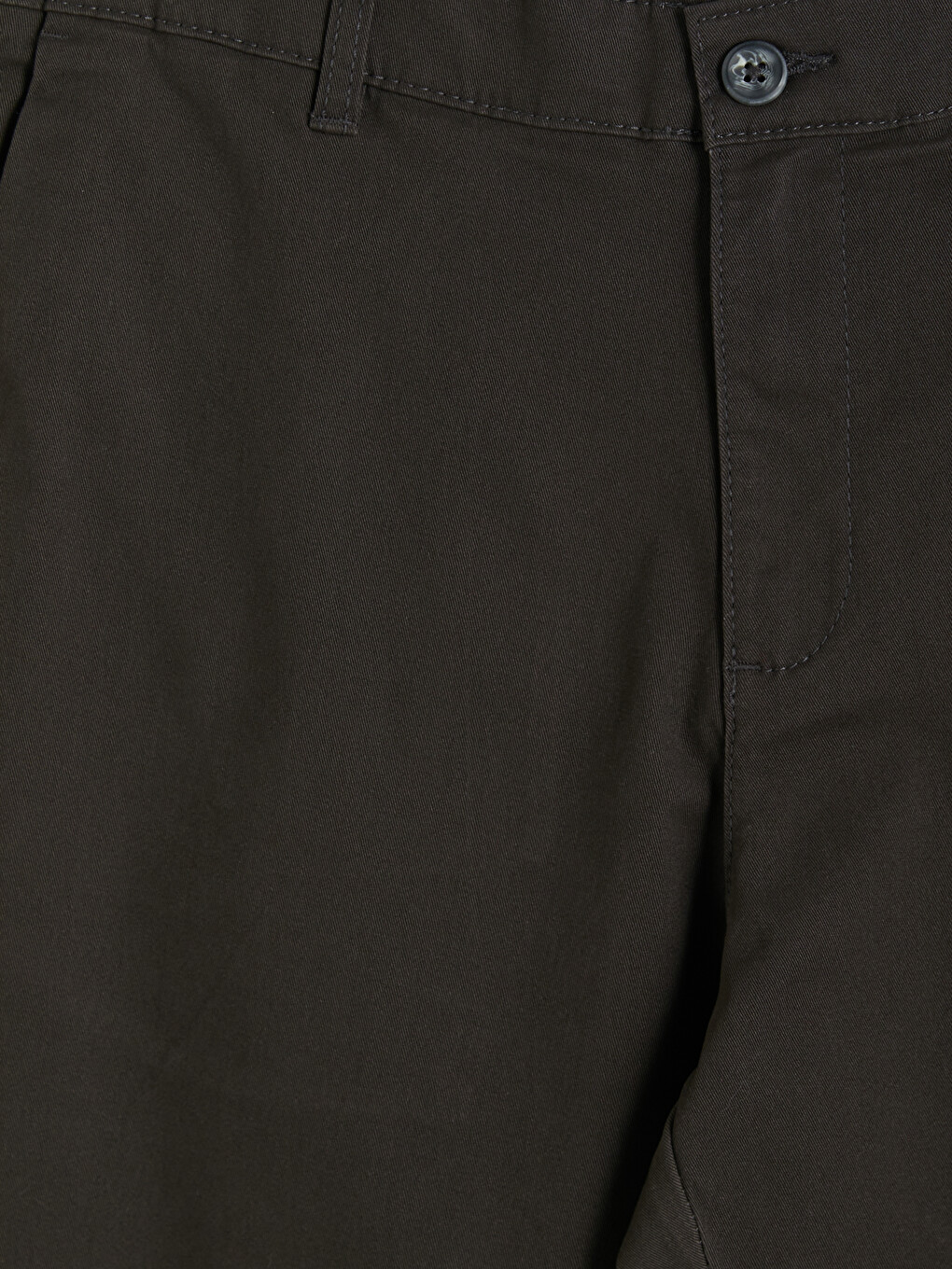 Standard Fit Gabardine Men's Chino Trousers-2