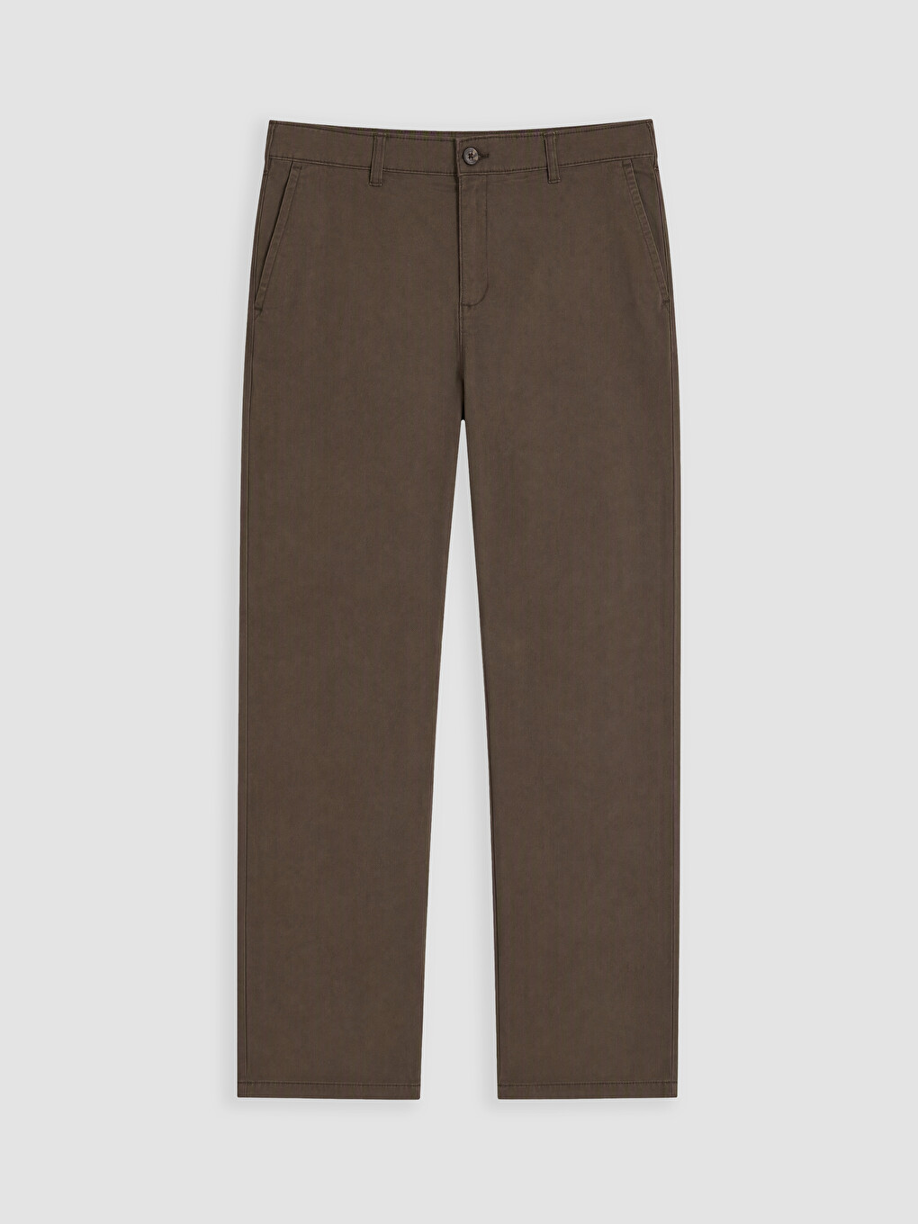 Man Brown Chino Trousers-4