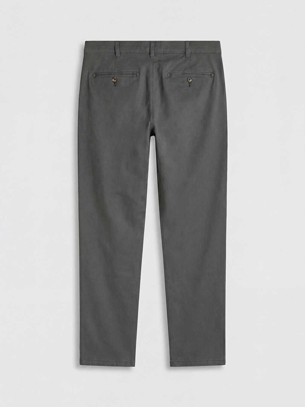 Waist Inside Elasticated Gabardine Men's Chino Trousers-4