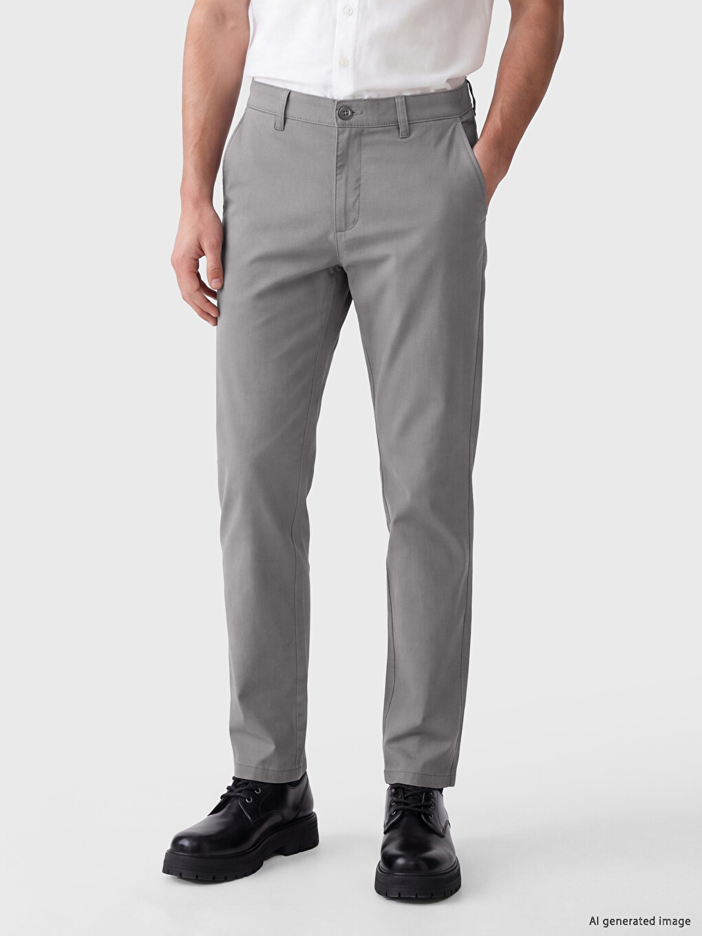 Regular Fit Men's Chino Trousers-1