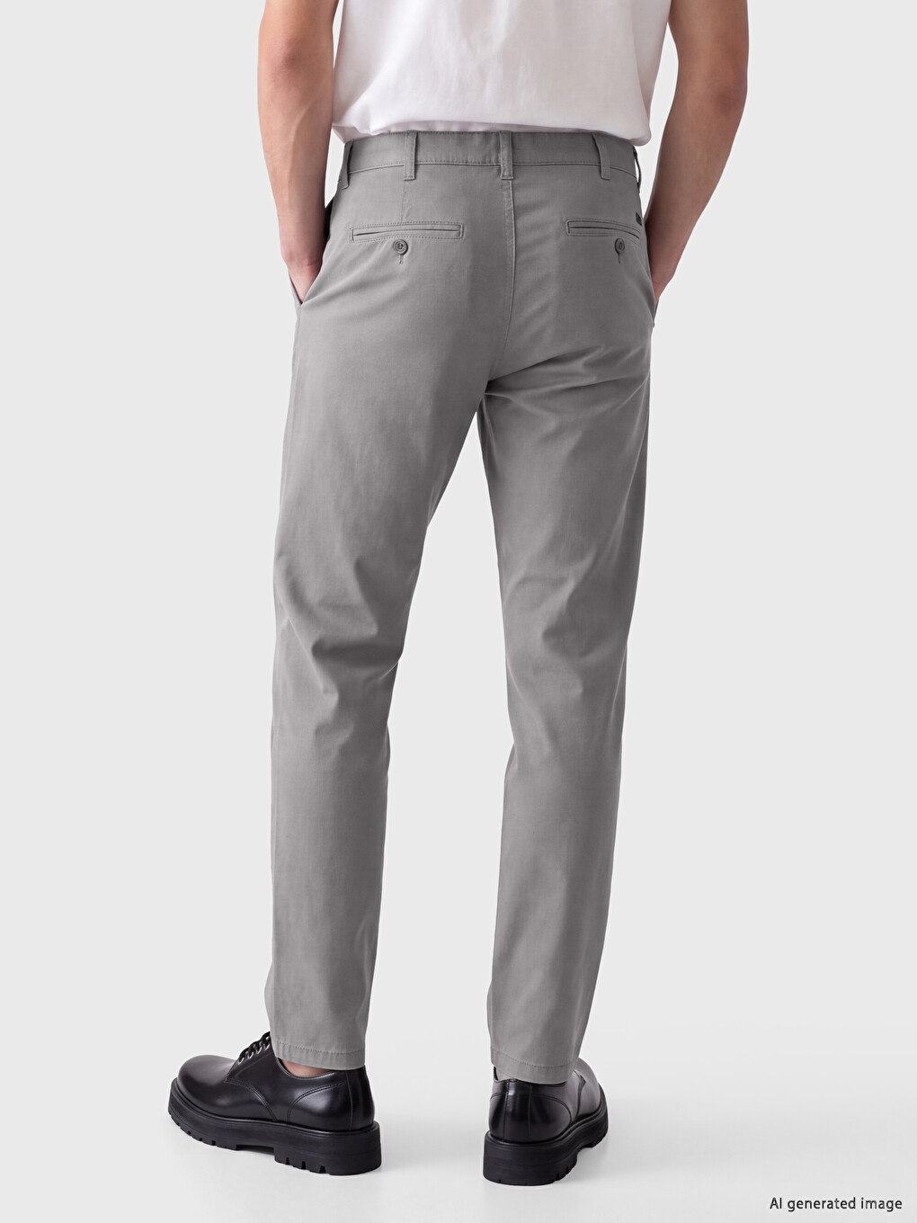 Regular Fit Men's Chino Trousers-2