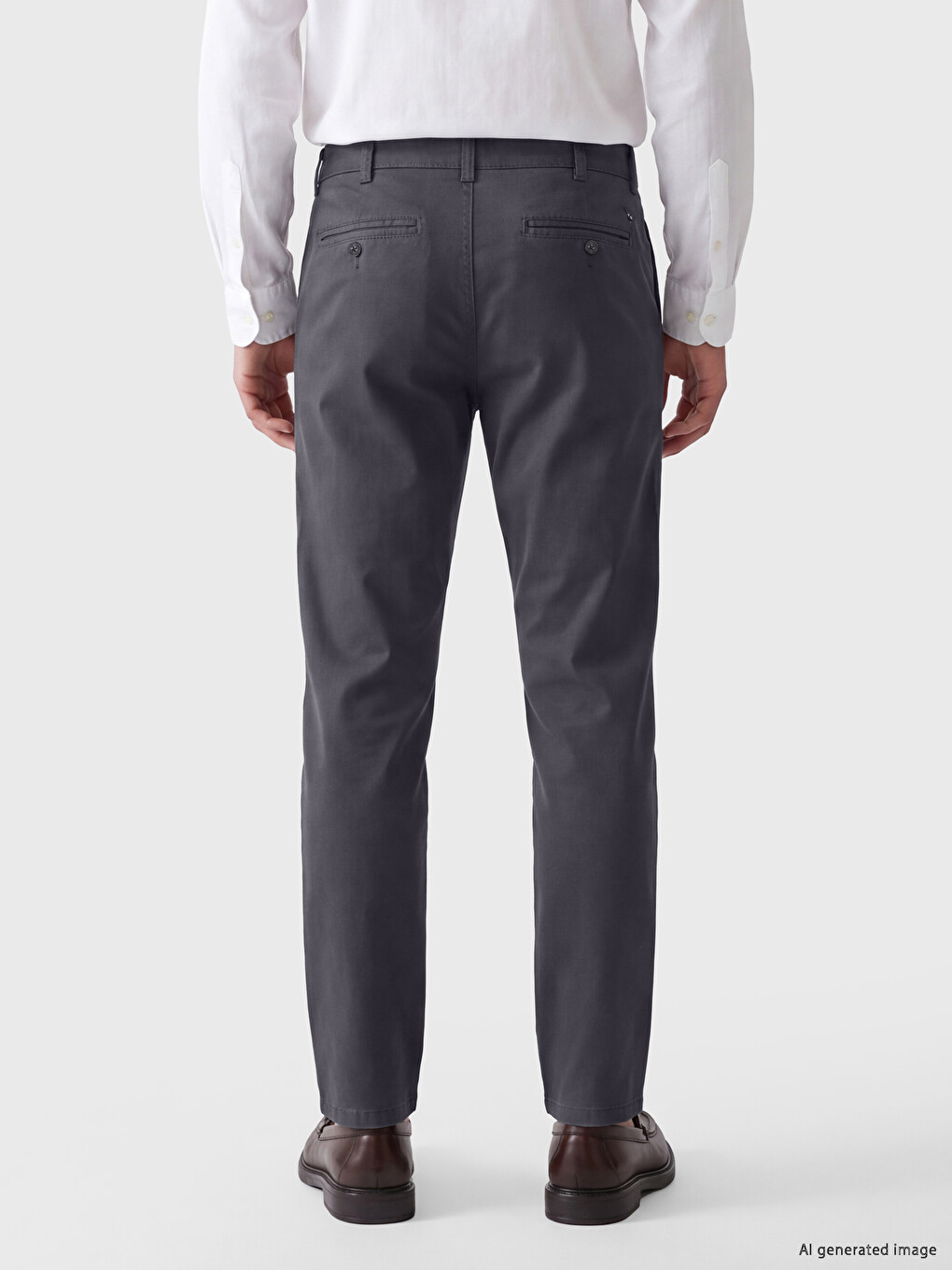 Man Anthracite Chino Trousers-2