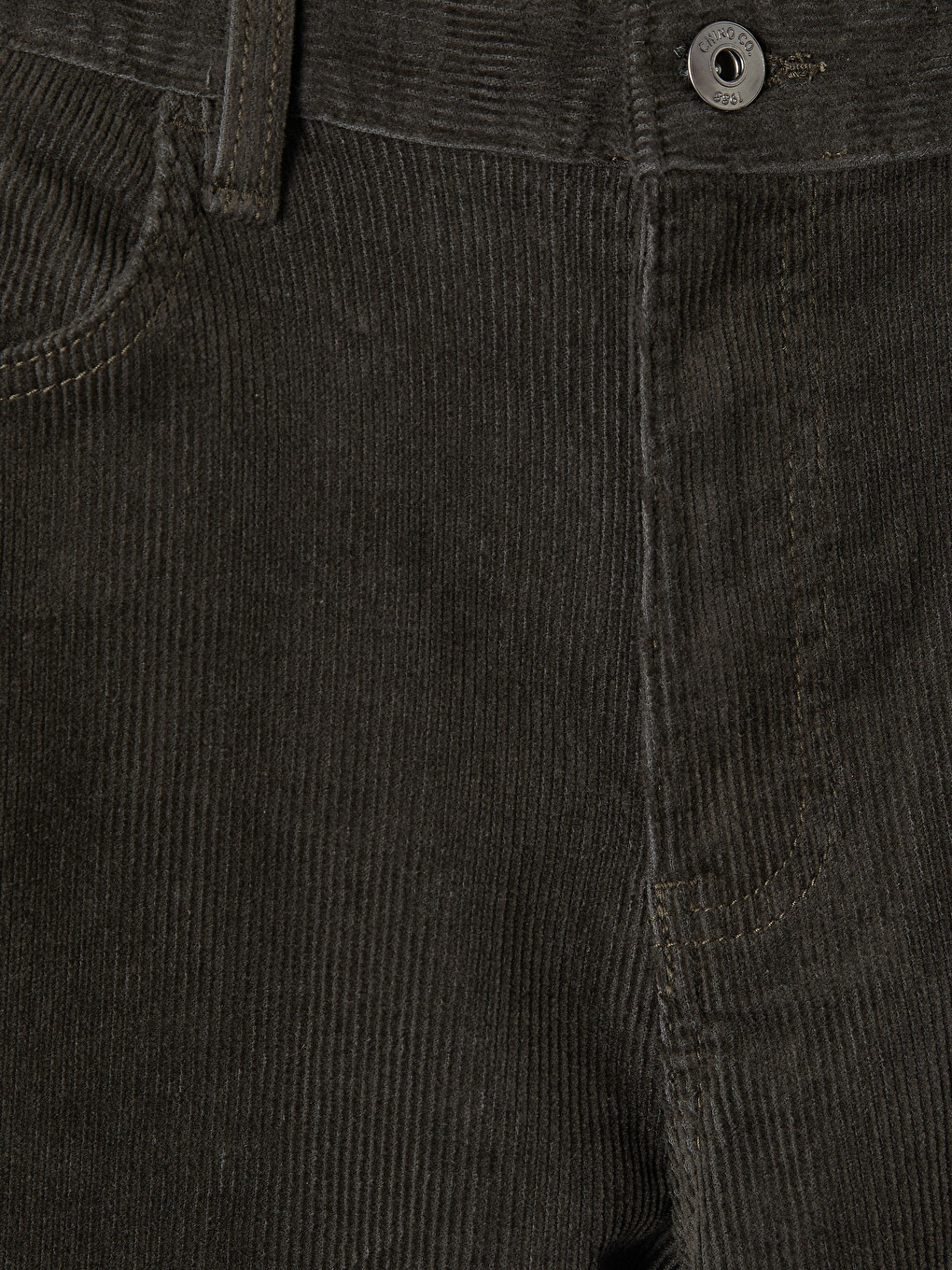 Pantaloni Din Catifea Cu Croială Standard Pentru Bărbați-4