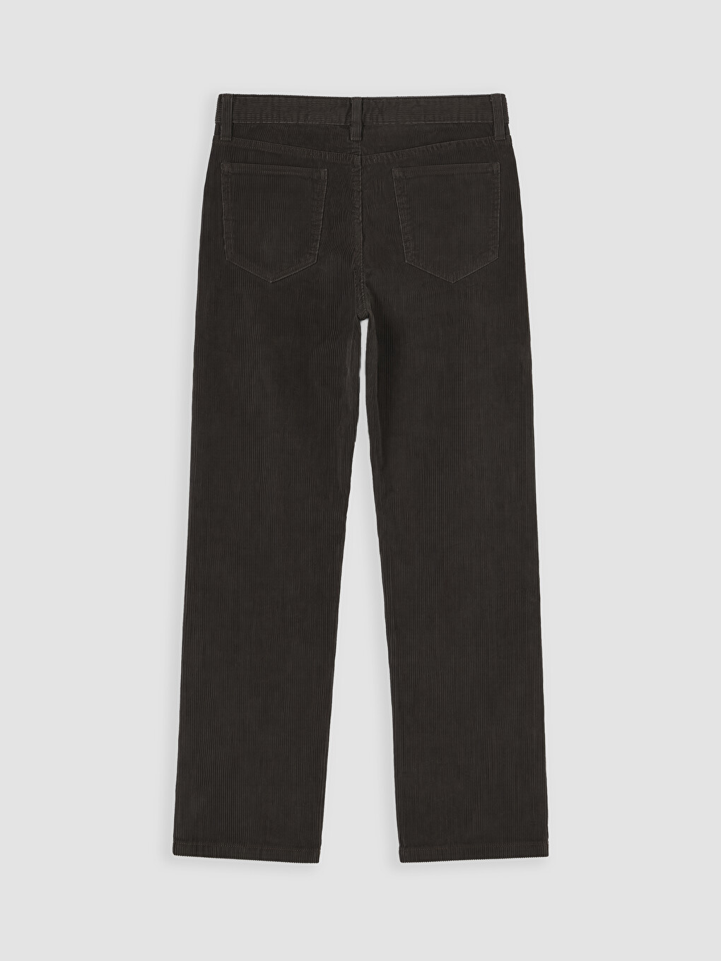 Pantaloni Din Catifea Cu Croială Standard Pentru Bărbați-5