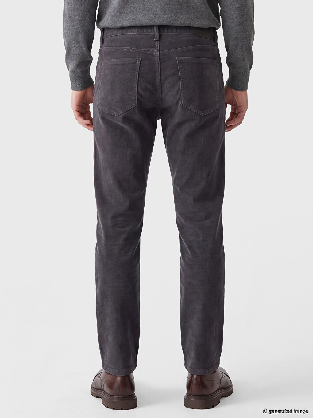 Pantaloni Catifea Bărbați Standard Fit-2