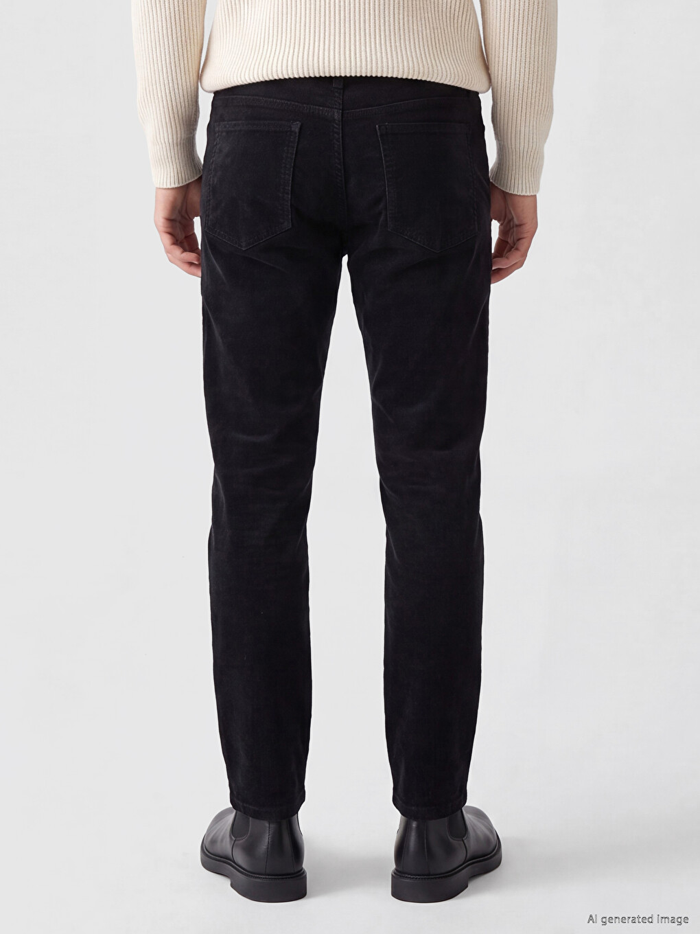 Pantaloni Bleumarin Bărbat-2