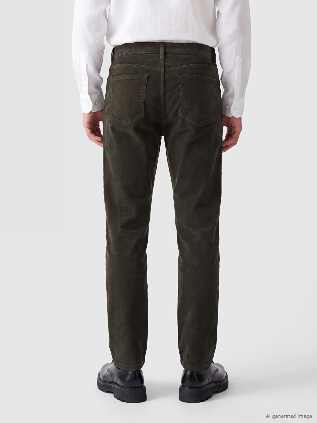 Man Khaki Trousers-2