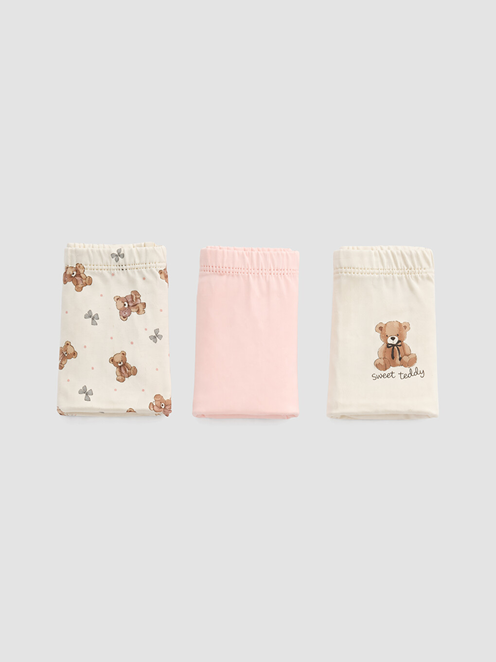 Printed Girls' Cotton Boxer 3-pack