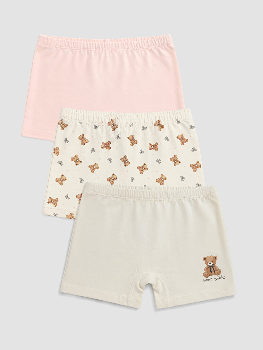 Printed Girls' Cotton Boxer 3-pack-5