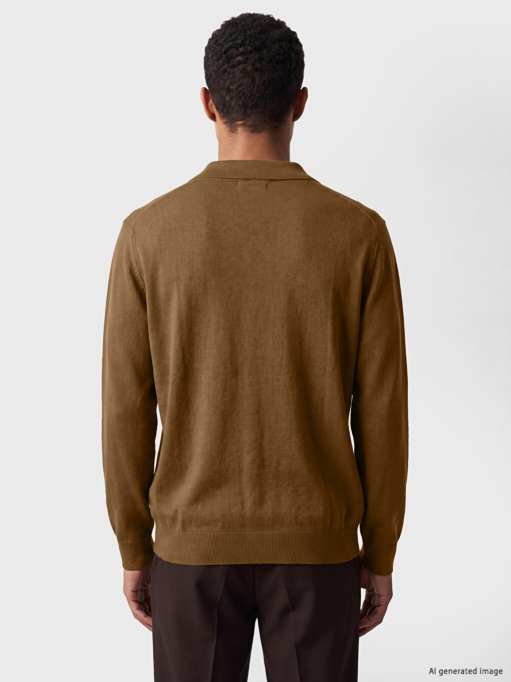 Man Brown Sweater-3