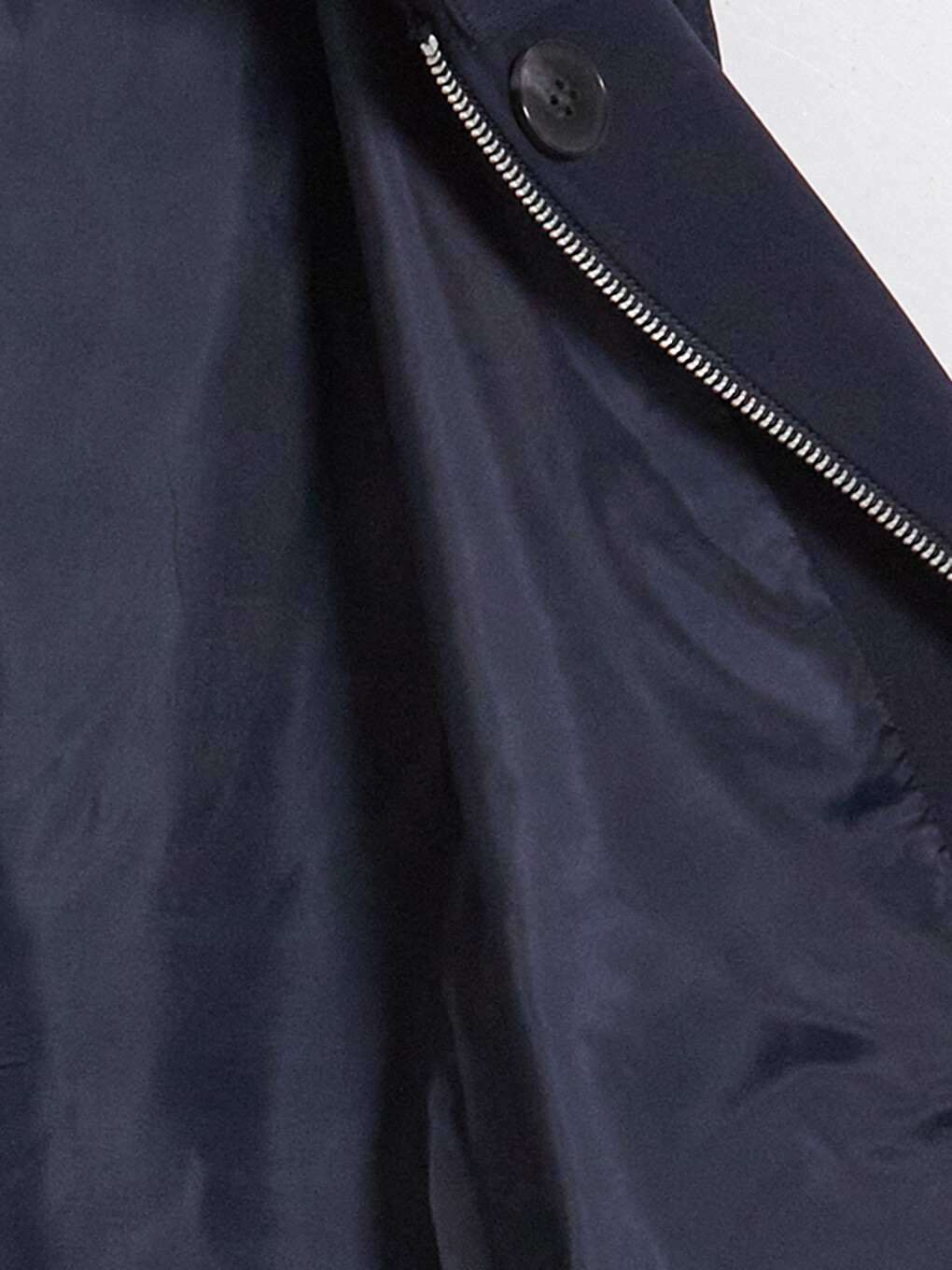 Lacivert Kapüşonlu Oversize Kadın Ceket-6