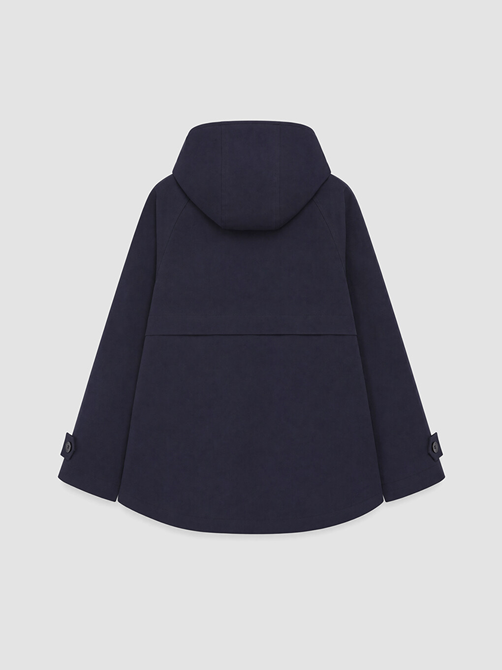 Lacivert Kapüşonlu Oversize Kadın Ceket-7