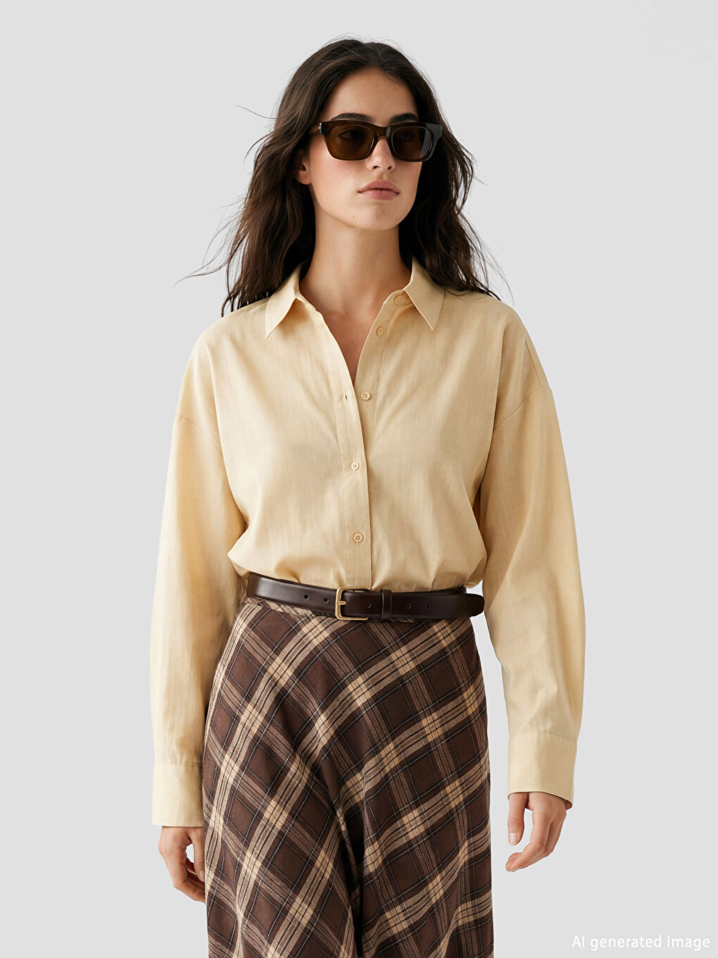 Жіноча сорочка з попліну