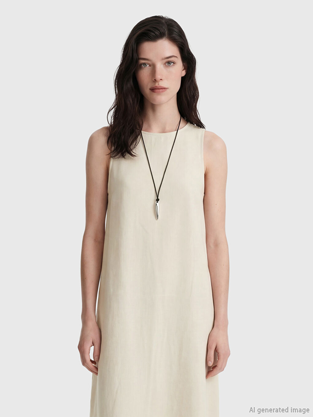 Женщины экрю Платье-1