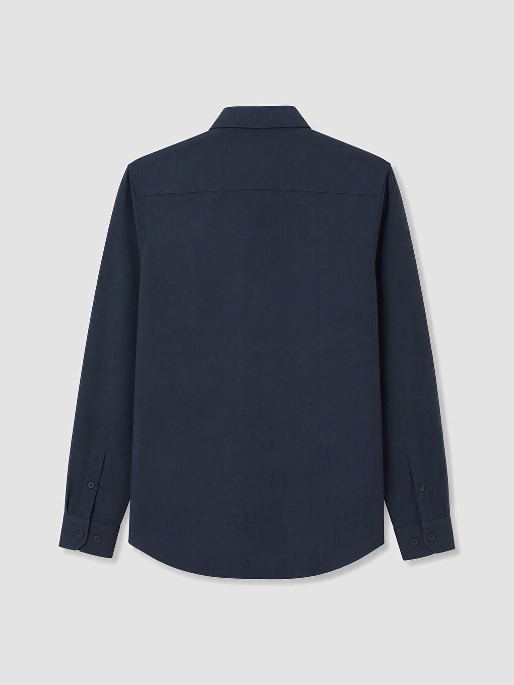 İndigo Regular Fit Armürlü Erkek Gömlek-1