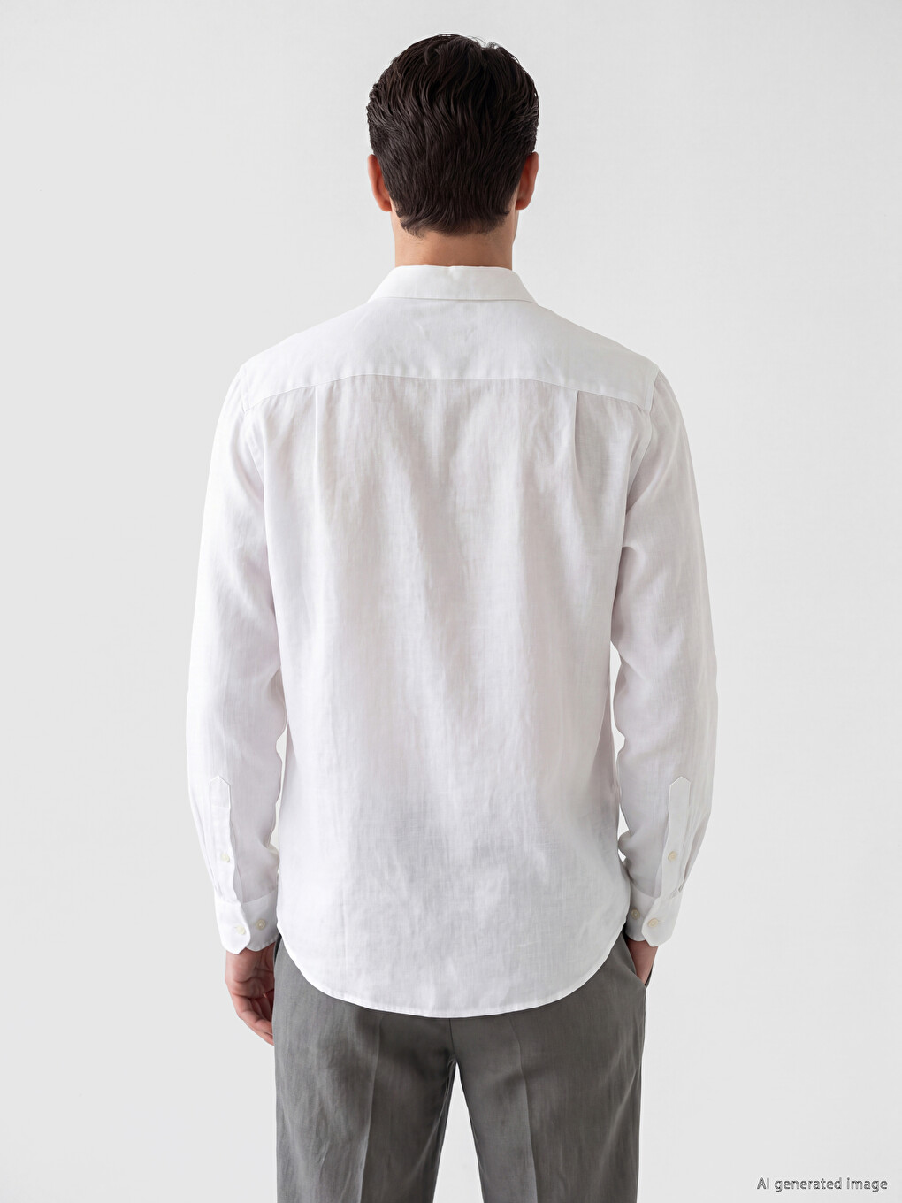 Regular Fit Dobby Men's Shirt-2