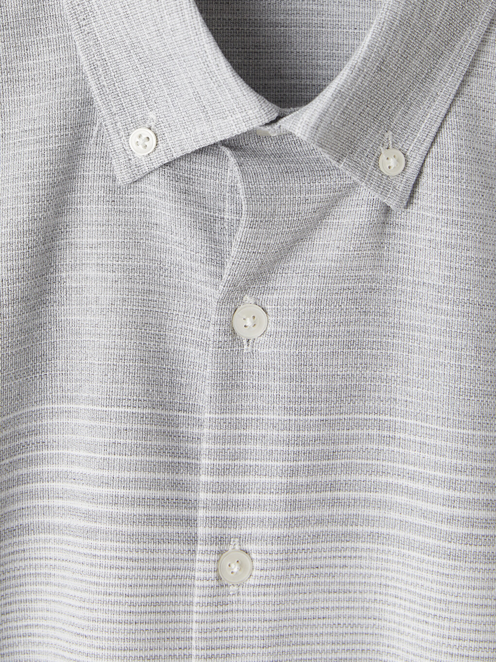 Regular Fit Striped Dobby Men's Shirt-5