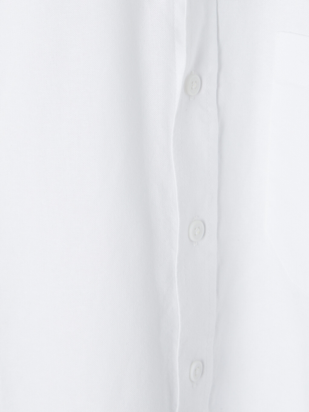 Beyaz Regular Fit Oxford Erkek Gömlek-1