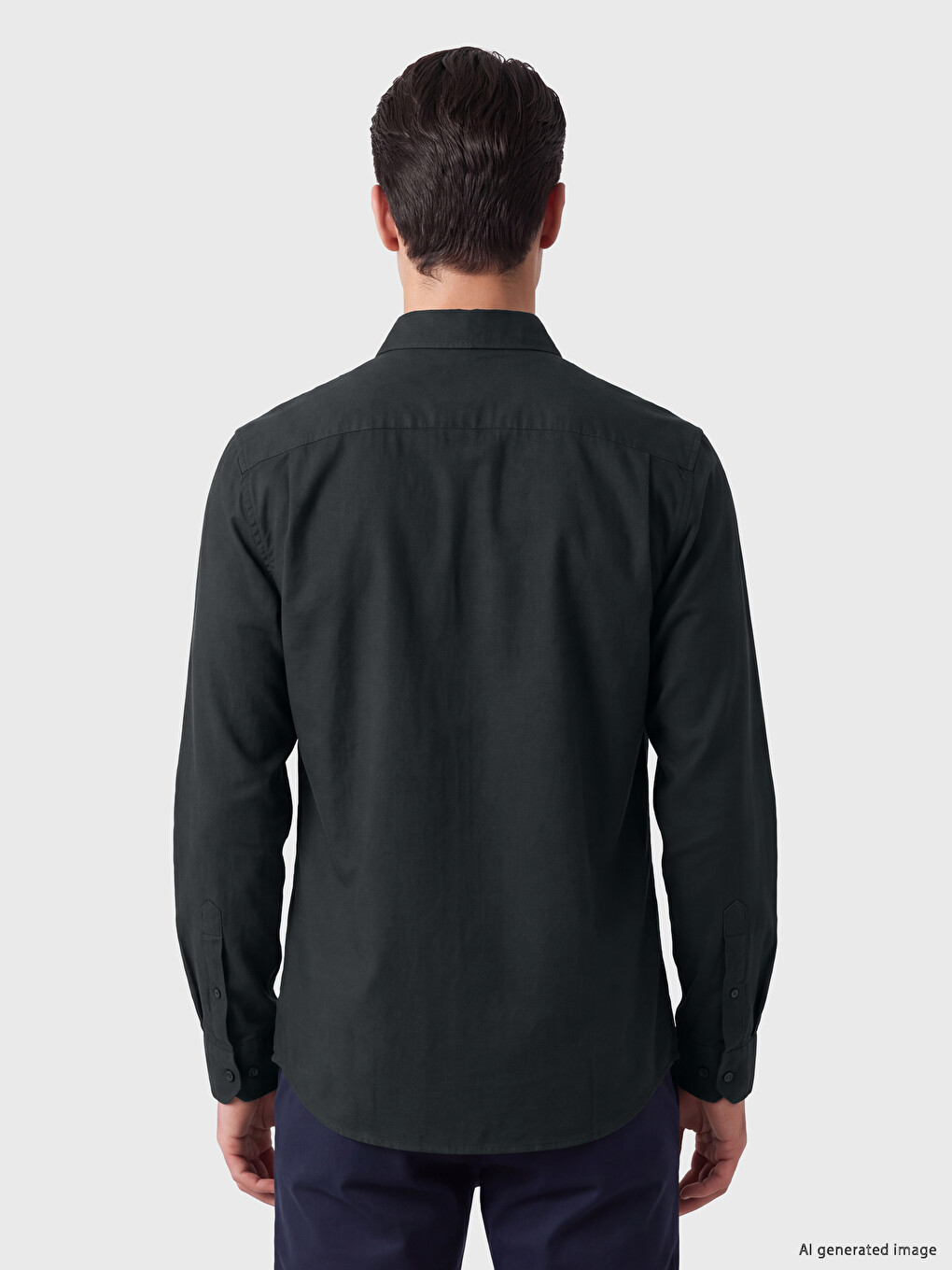 Regular Fit Oxford Men's Shirt-2