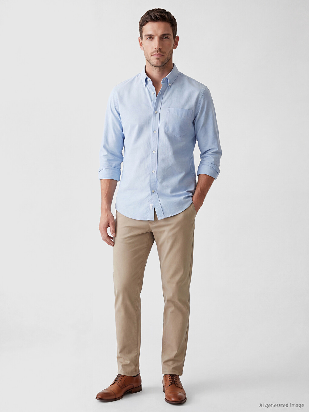 Mavi Regular Fit Oxford Erkek Gömlek-1