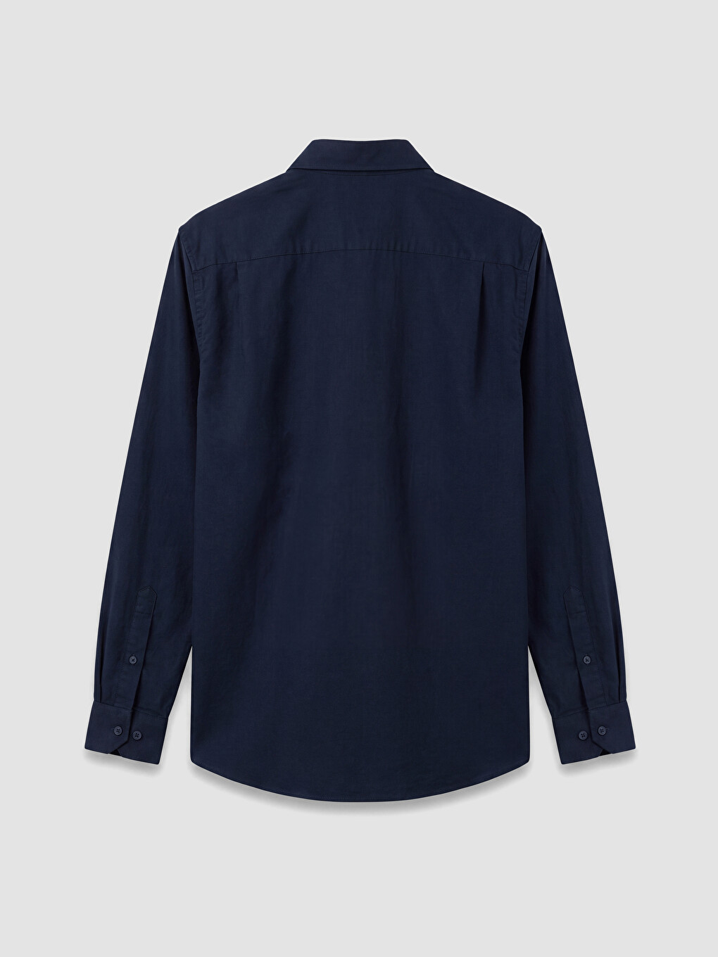 Lacivert Regular Fit Oxford Erkek Gömlek-2