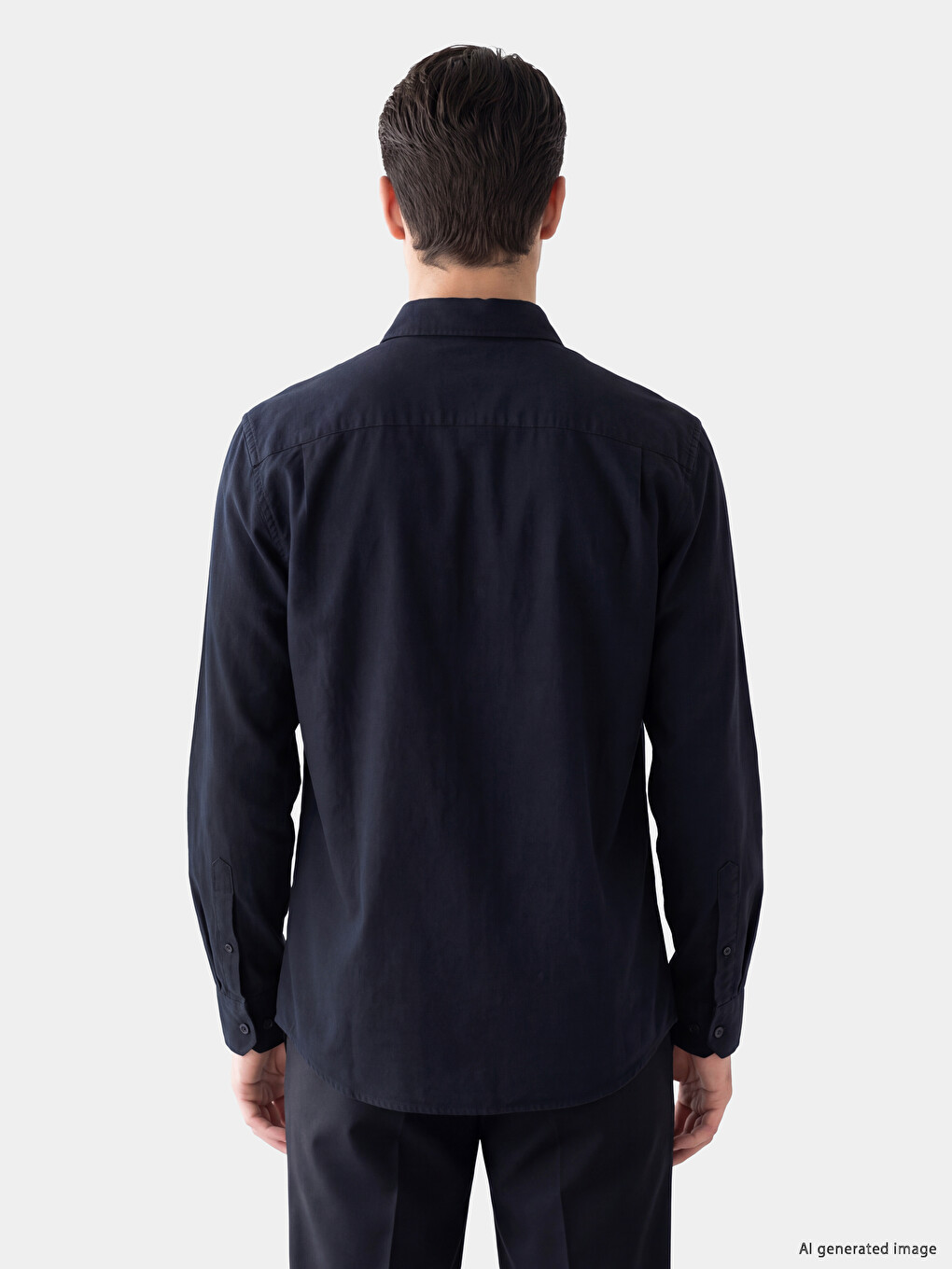 Regular Fit Oxford Men's Shirt-2