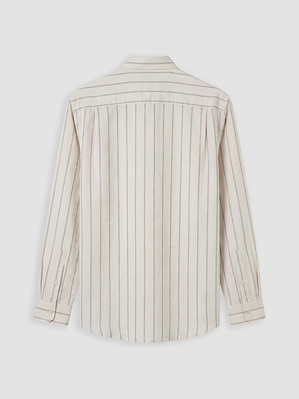 Standard Fit Striped Oxford Men's Shirt-4