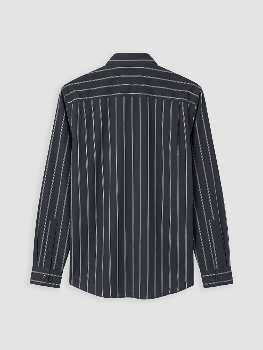 Regular Fit Gestreiftes Oxford Herrenhemd-2