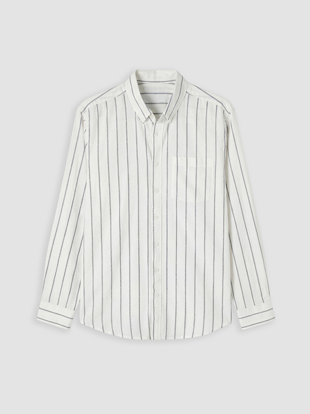 Standard Fit Striped Oxford Men's Shirt